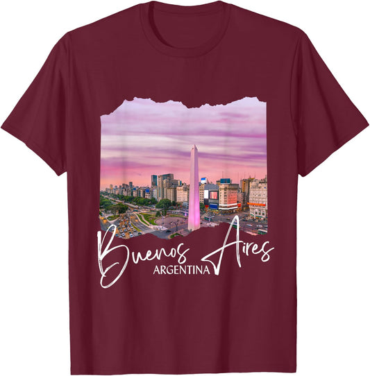 Argentina Buenos Aires Souvenir / Buenos Aires T-Shirt - T-Shirt | Maroon
