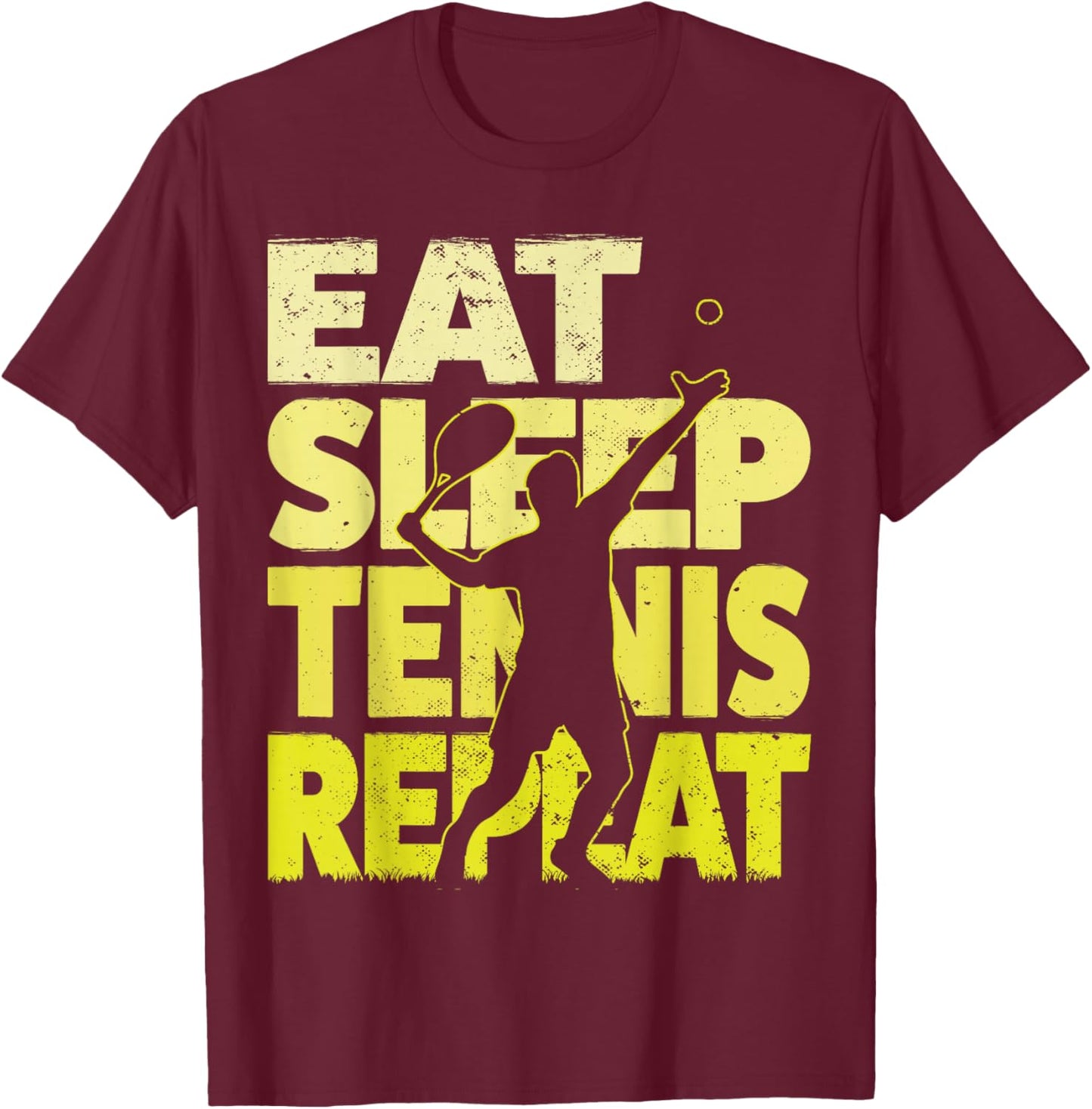 Funny Tennis Player Saying – Tennis Motif & Tennis T-Shirt - T-Shirt | Maroon