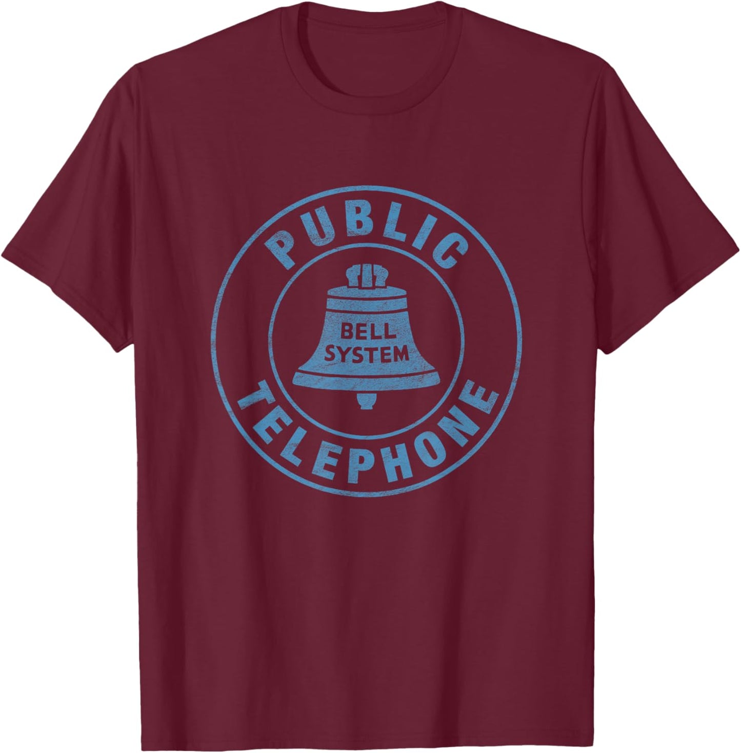 Vintage Bell System Telephone T-Shirt - T-Shirt | Maroon