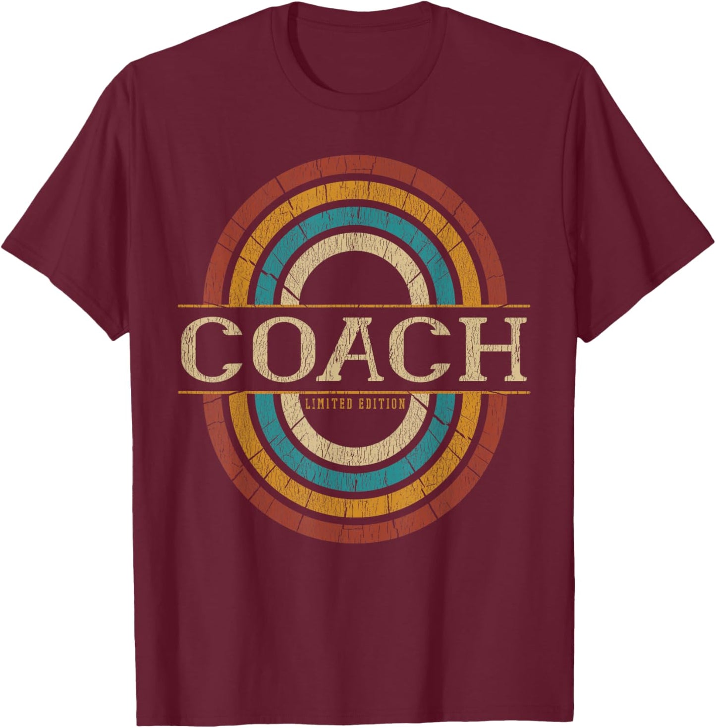 Coach Vintage Retro T-Shirt - T-Shirt | Maroon