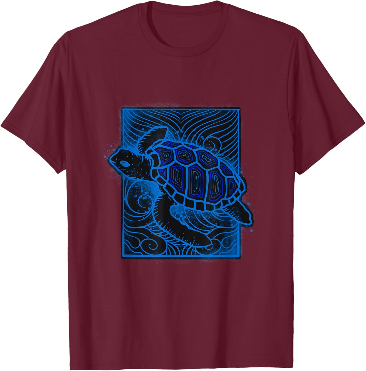 Sea Turtle Conservation Animal Rights Gift T-Shirt - T-Shirt | Maroon