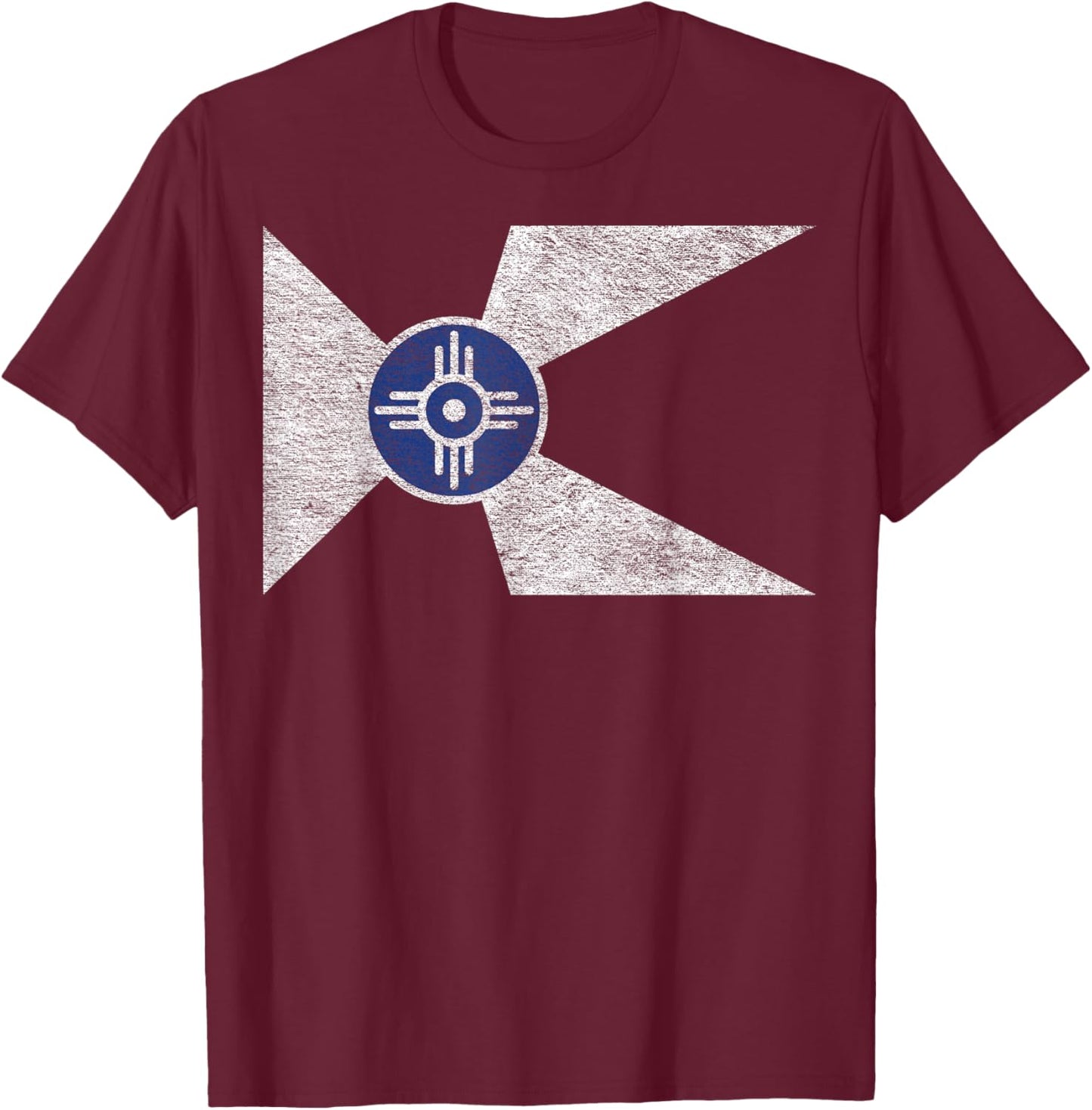 Wichita State of Kansas SedGWICK County Flag T-Shirt - T-Shirt | Maroon