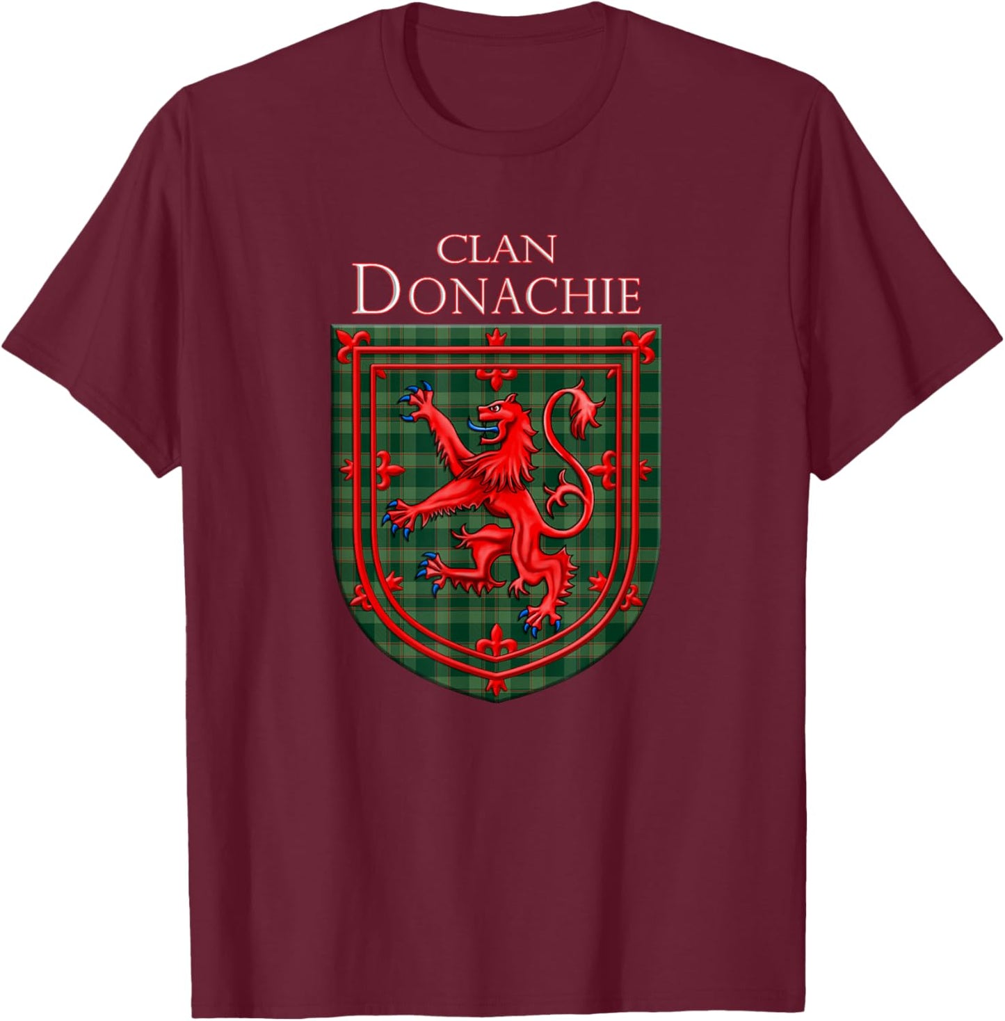 Donachie of Brockloch Hunting Tartan T-Shirt - T-Shirt | Maroon
