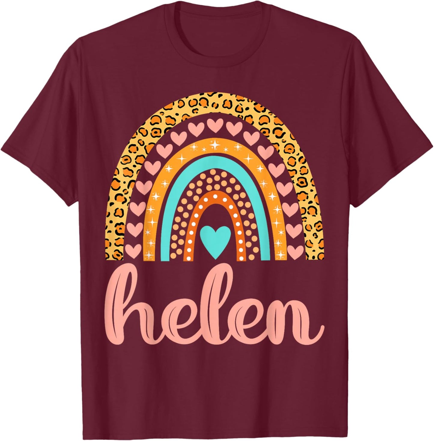 Helen Helen Name Birthday Shirt Gift T-Shirt - T-Shirt | Maroon