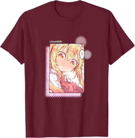 Miss Kobayashi's Dragon Maid Shiny Thor T-Shirt - T-Shirt | Maroon