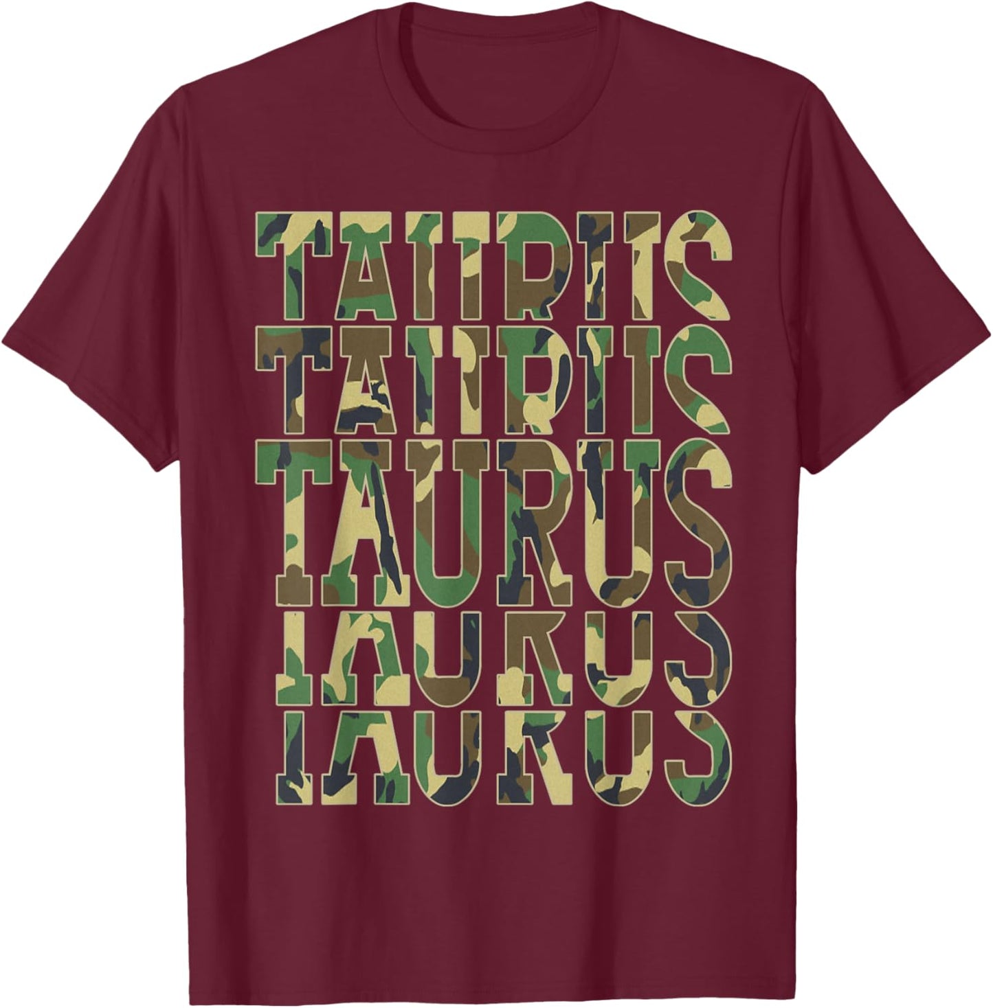 April King Man Born in May Taurus Zodiac Camouflage Birthday T-Shirt - T-Shirt | Maroon