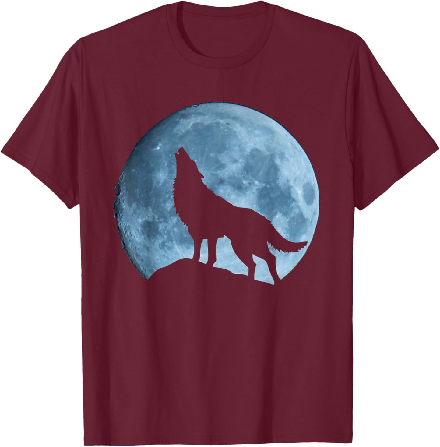 Wolf shirt, Wolf shirt , wolf women, wolf moon T-Shirt - T-Shirt | Maroon