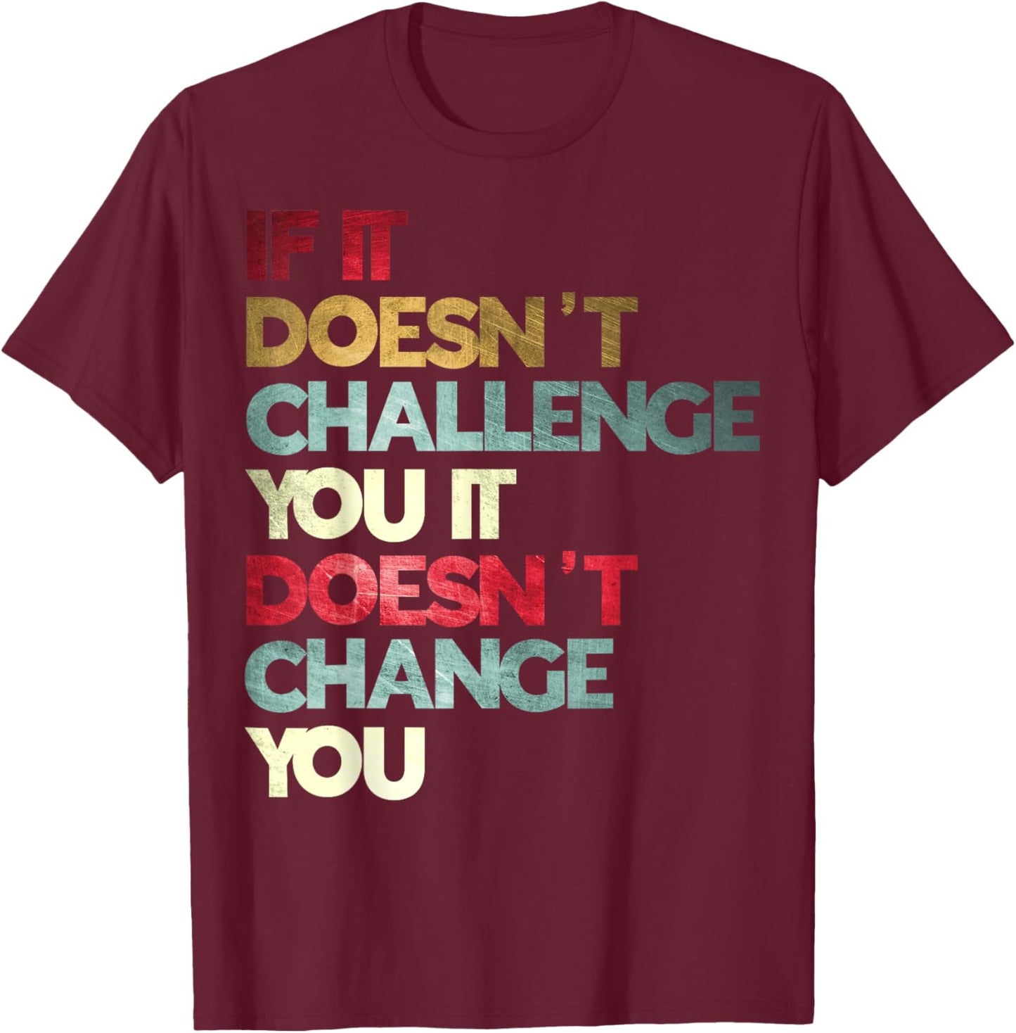 Gym Quote Clothing Women's Classic Fit Black Gym Motivation T-Shirt - T-Shirt | Maroon