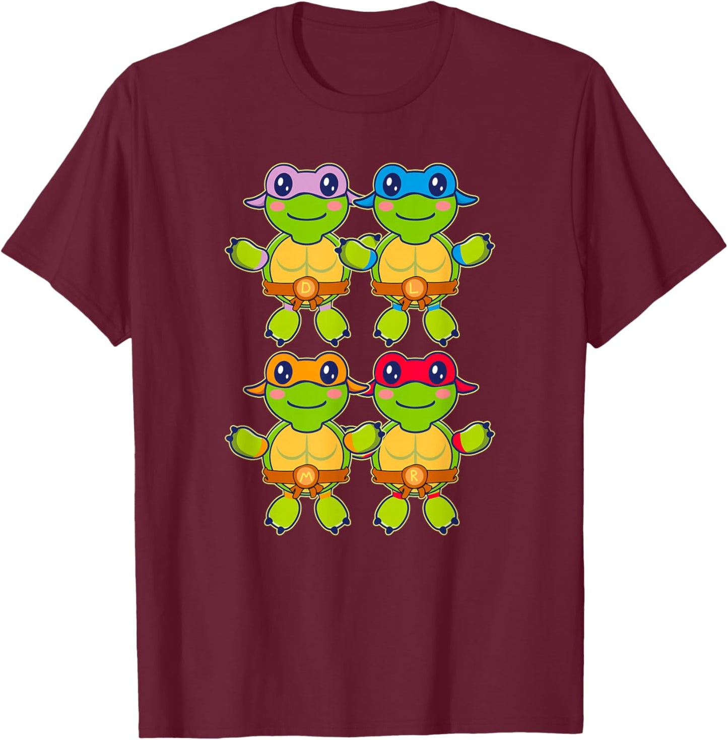 TMNT Babies T-Shirt - T-Shirt | Maroon