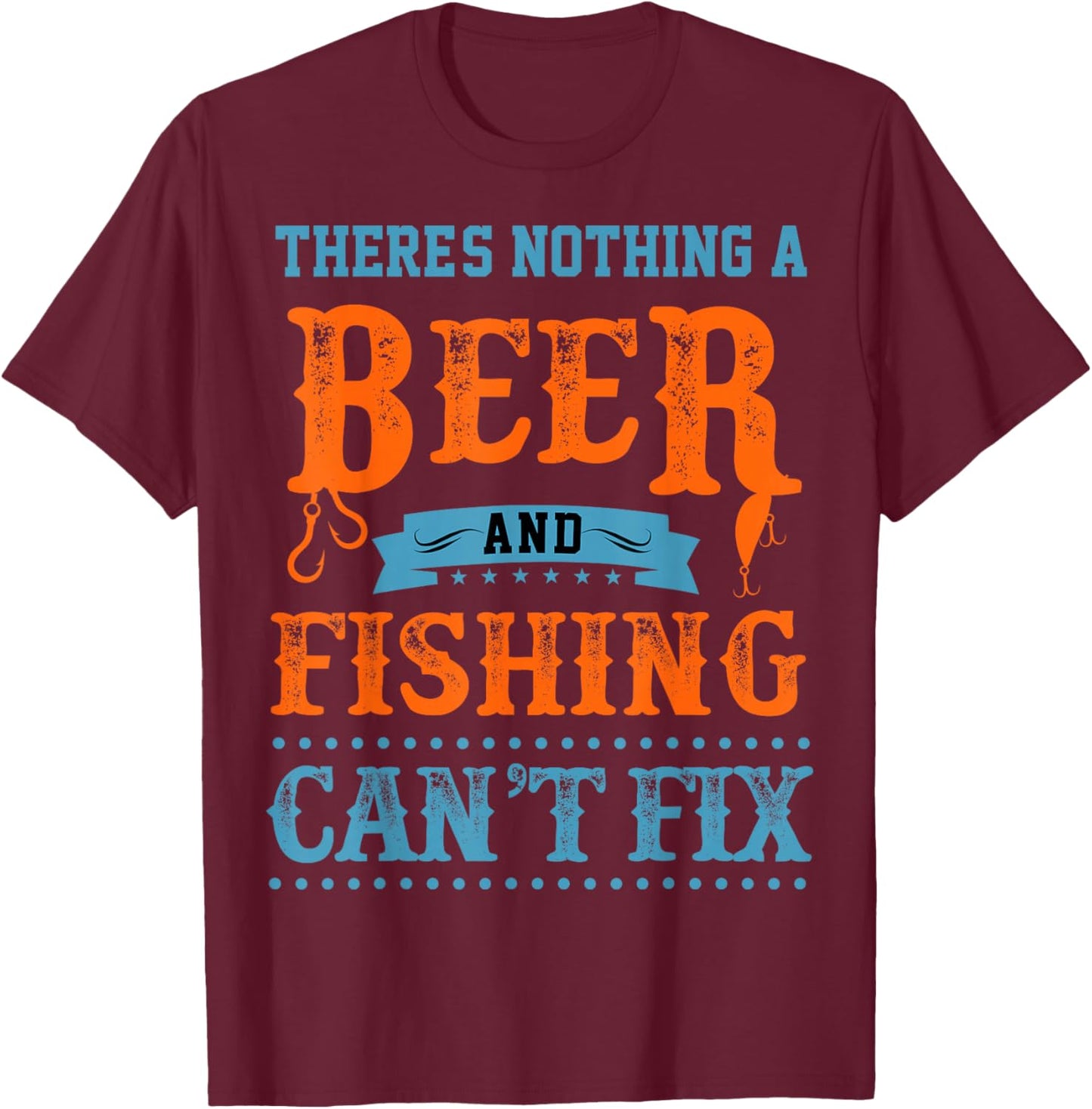 Funny Fishing Dad Quotes Saying Men Women Funny Fisherman T-Shirt - T-Shirt | Maroon