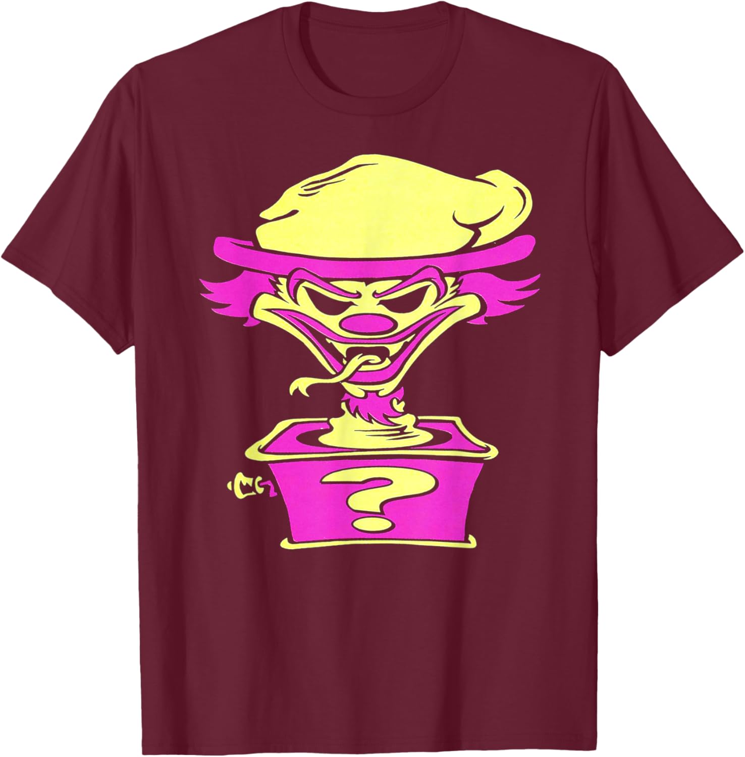 Men Riddle women Box T-Shirt - T-Shirt | Maroon