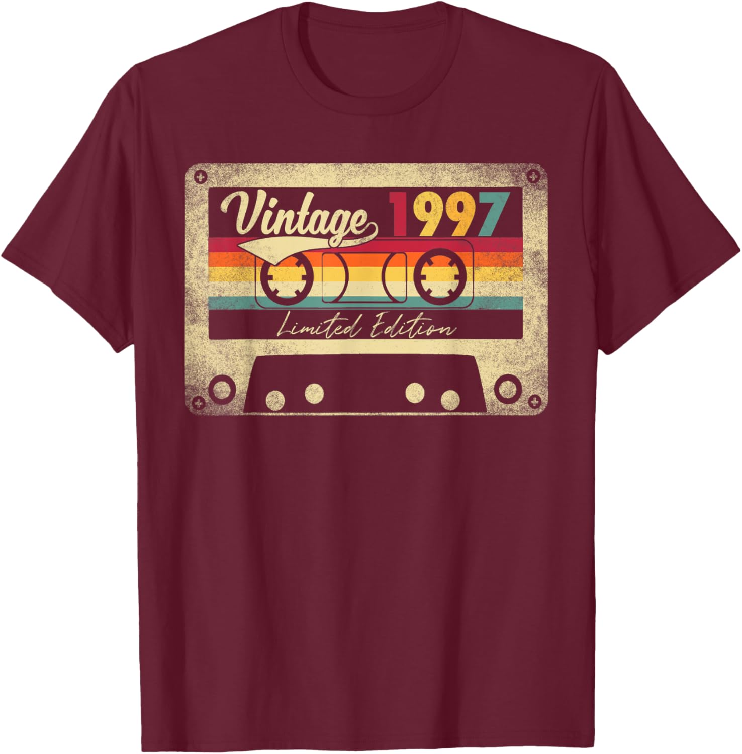 Limited Edition Vintage Best Of 1997 25th Birthday Gift T-Shirt - T-Shirt | Maroon
