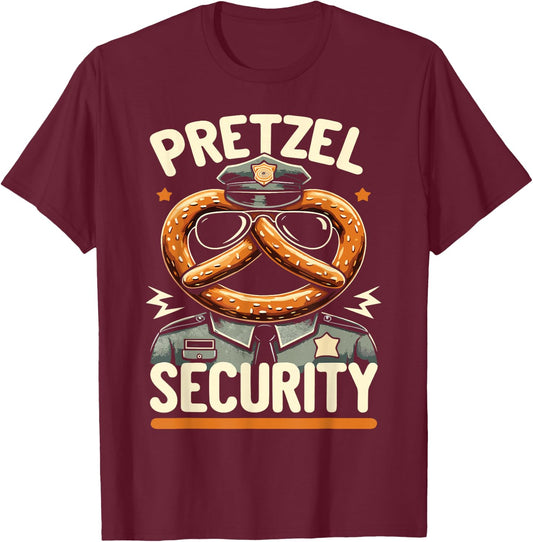 Pretzel Day German Food Pretzel Lover T-Shirt - T-Shirt | Maroon