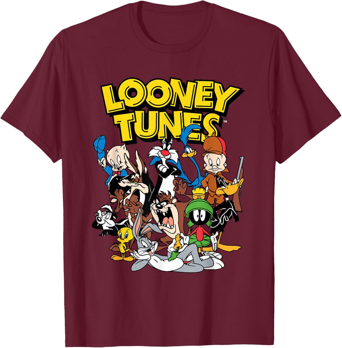 Looney Tunes T-Shirt - T-Shirt | Maroon