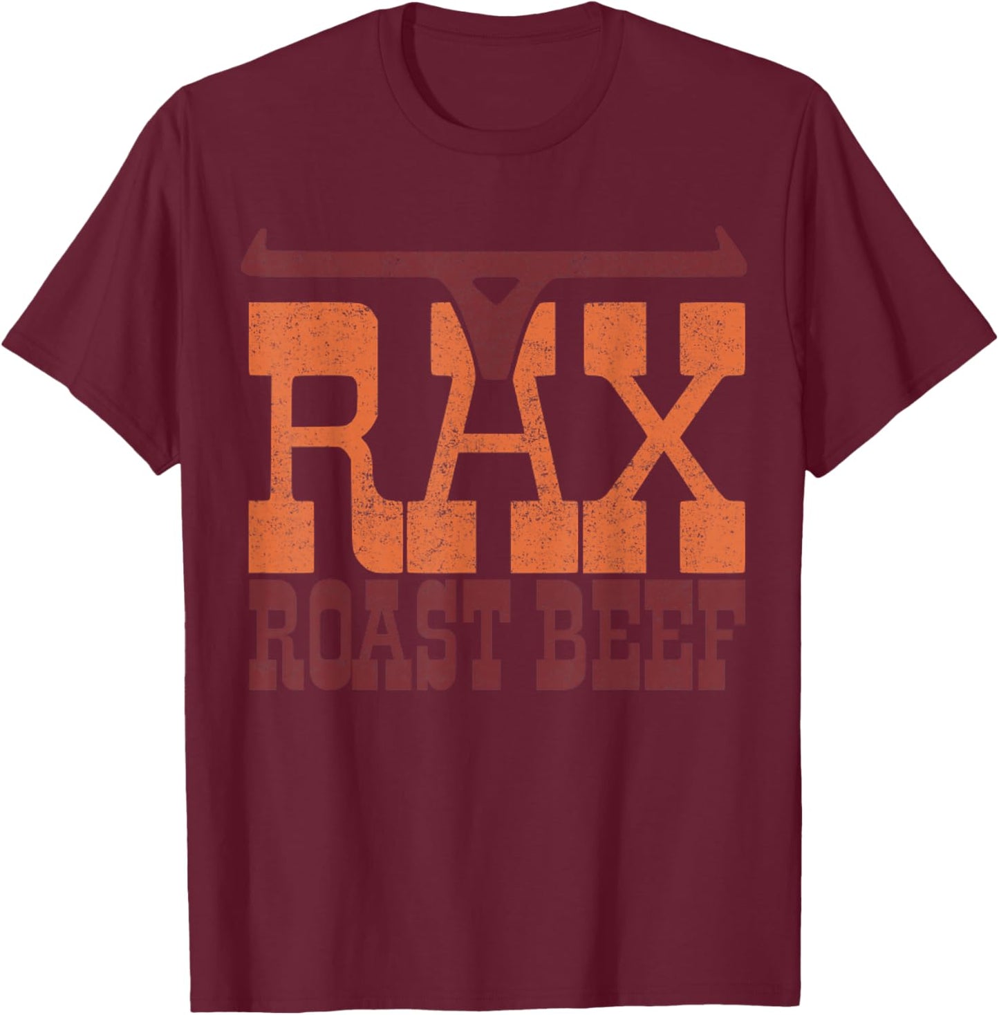 Distressed Rax Restaurants T-Shirt - T-Shirt | Maroon