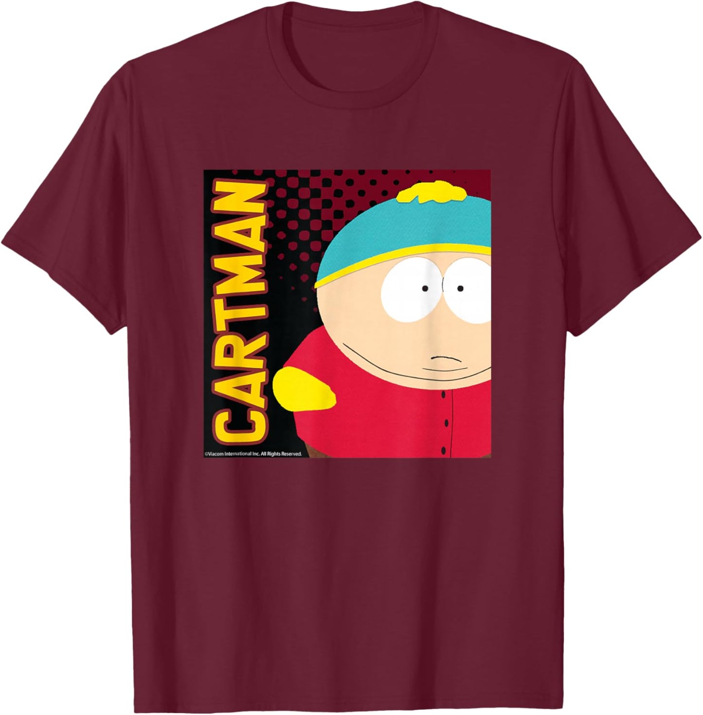 South Park - Cartman T-Shirt - T-Shirt | Maroon