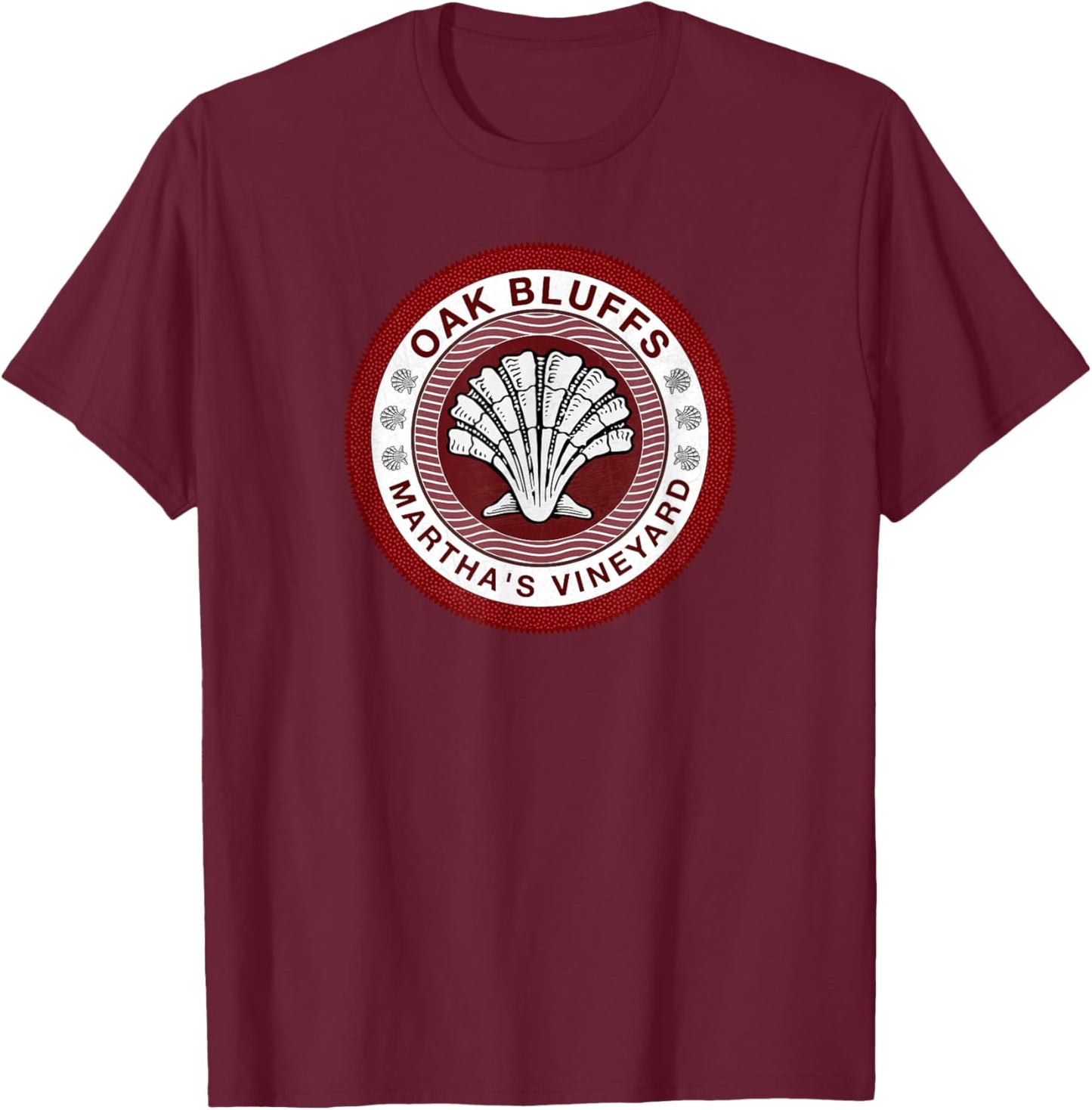 Martha's Vineyard Oak Bluffs T-Shirt - T-Shirt | Maroon