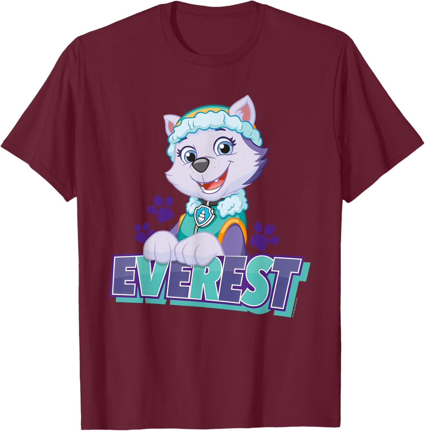 PAW Patrol Everest T-Shirt - T-Shirt | Maroon