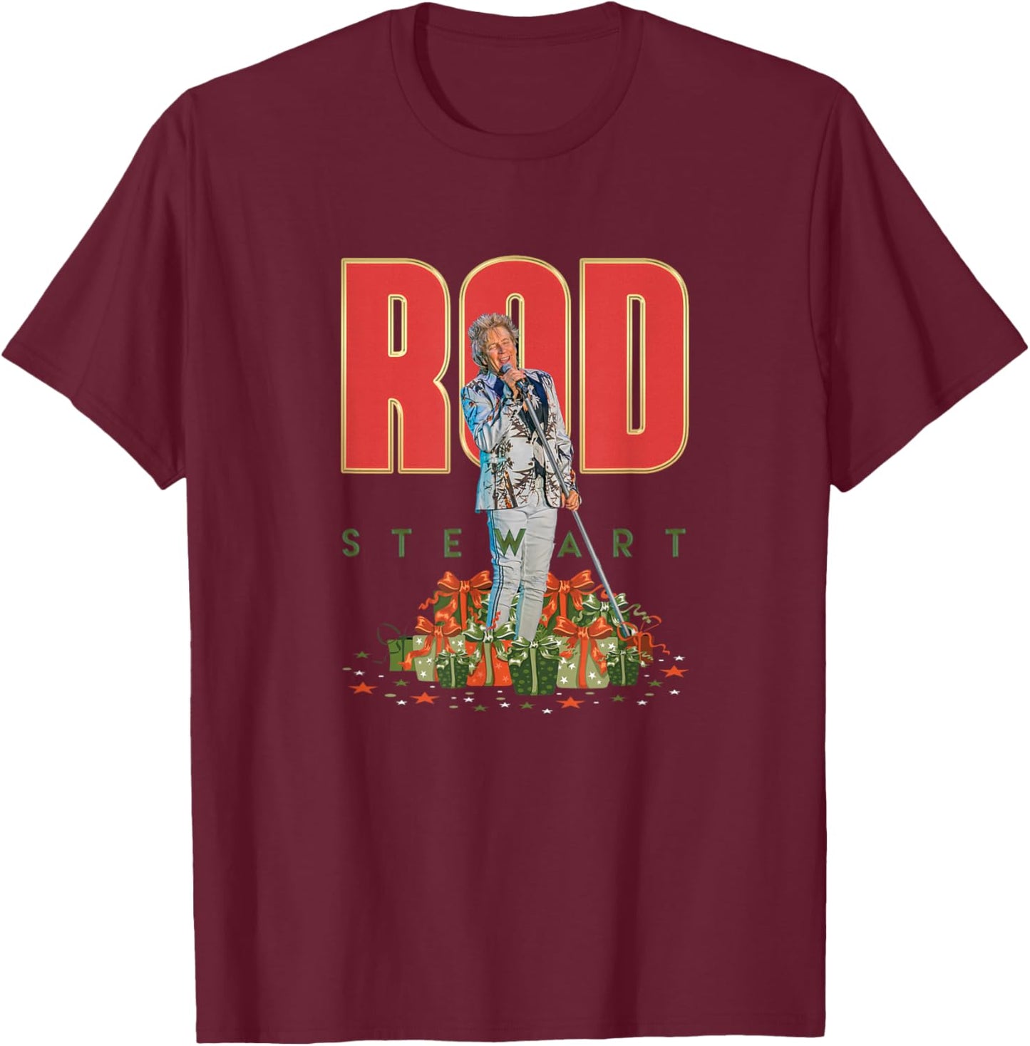 Rod Stewart T-Shirt - T-Shirt | Maroon