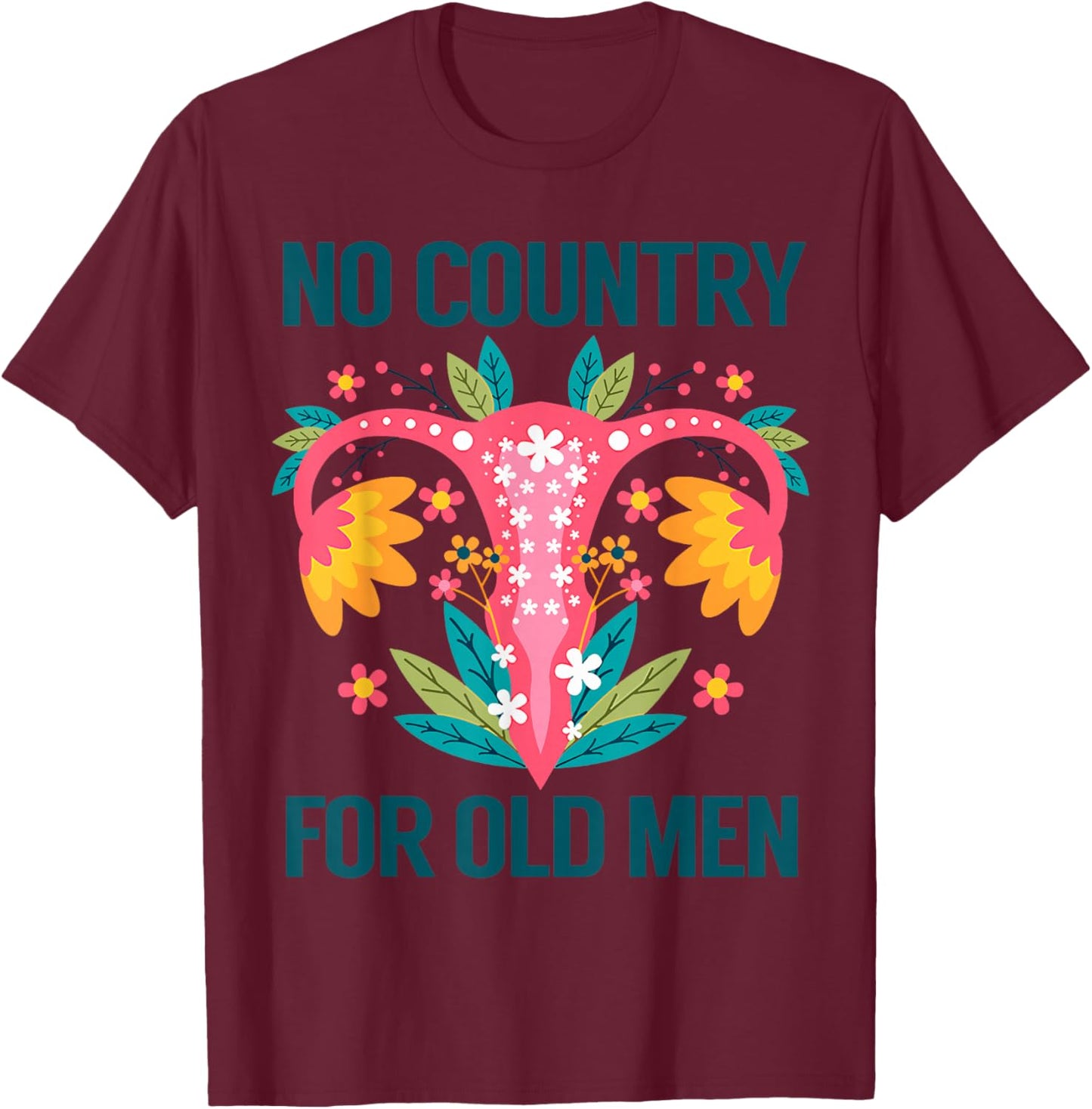 No Country For Old Men T-Shirt - T-Shirt | Maroon