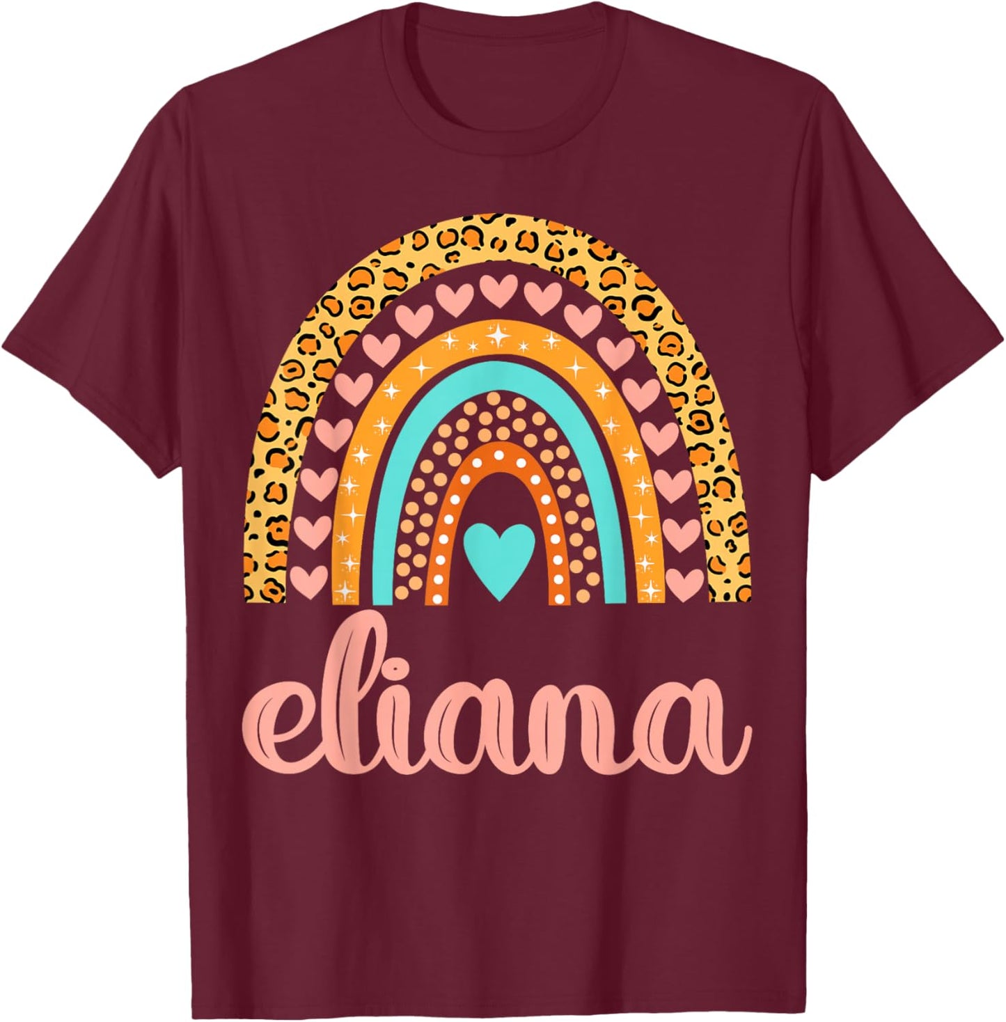 Eliana Eliana Name Birthday Shirt Gift T-Shirt - T-Shirt | Maroon