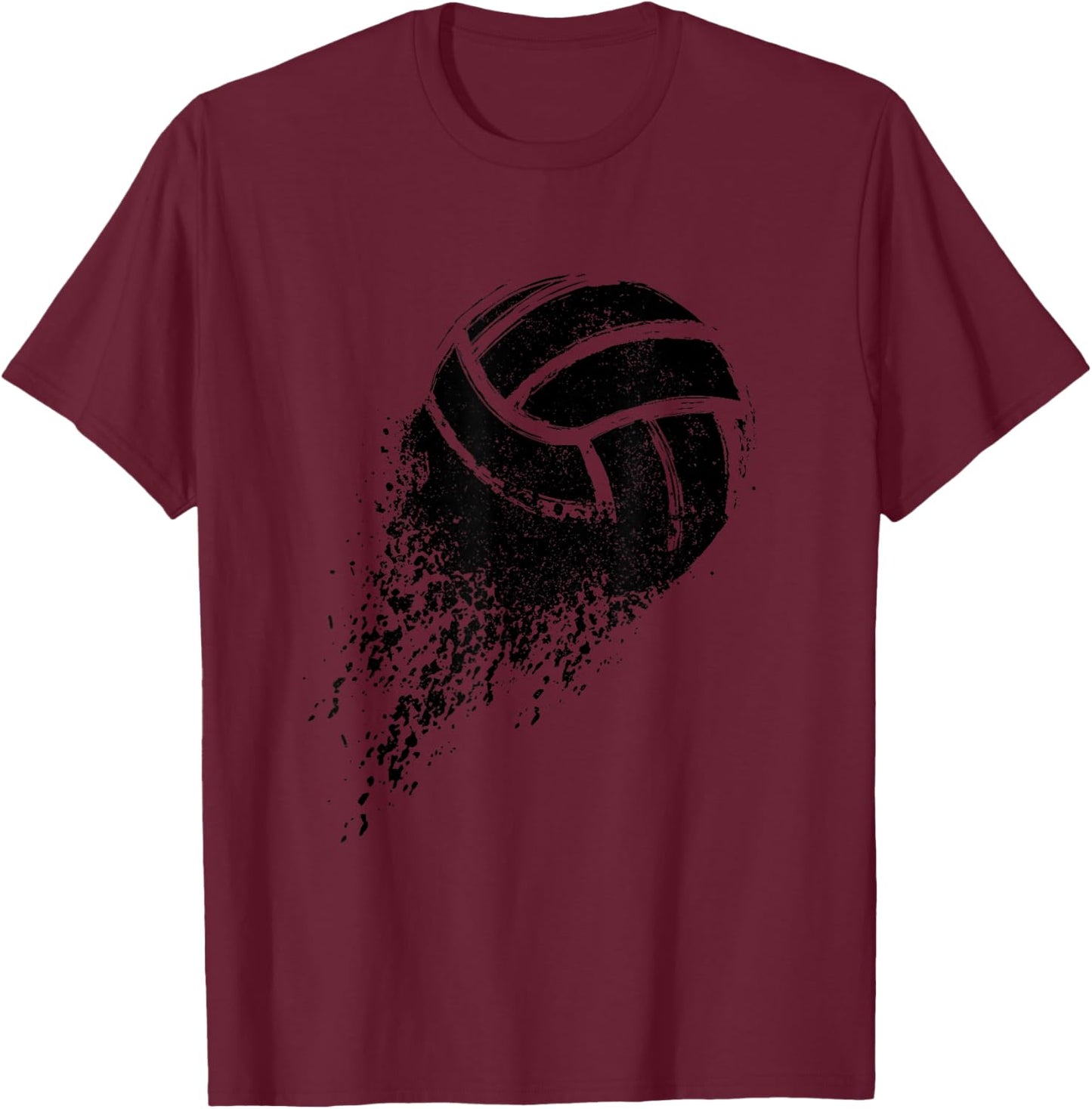 Volleyball Vintage Retro Sport Volleyball Player T-Shirt - T-Shirt | Maroon