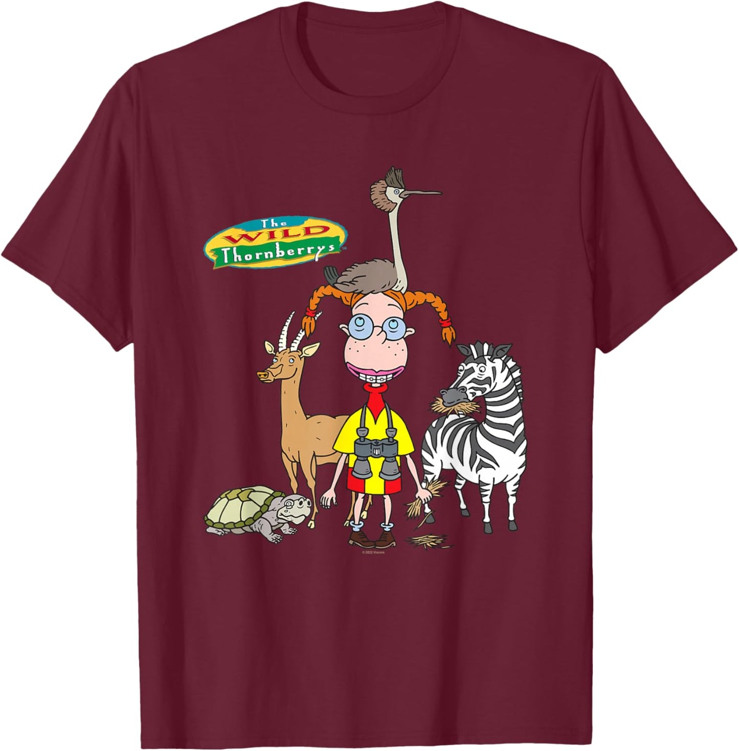 Wild Thornberrys Eliza’s Safari T-Shirt - T-Shirt | Maroon