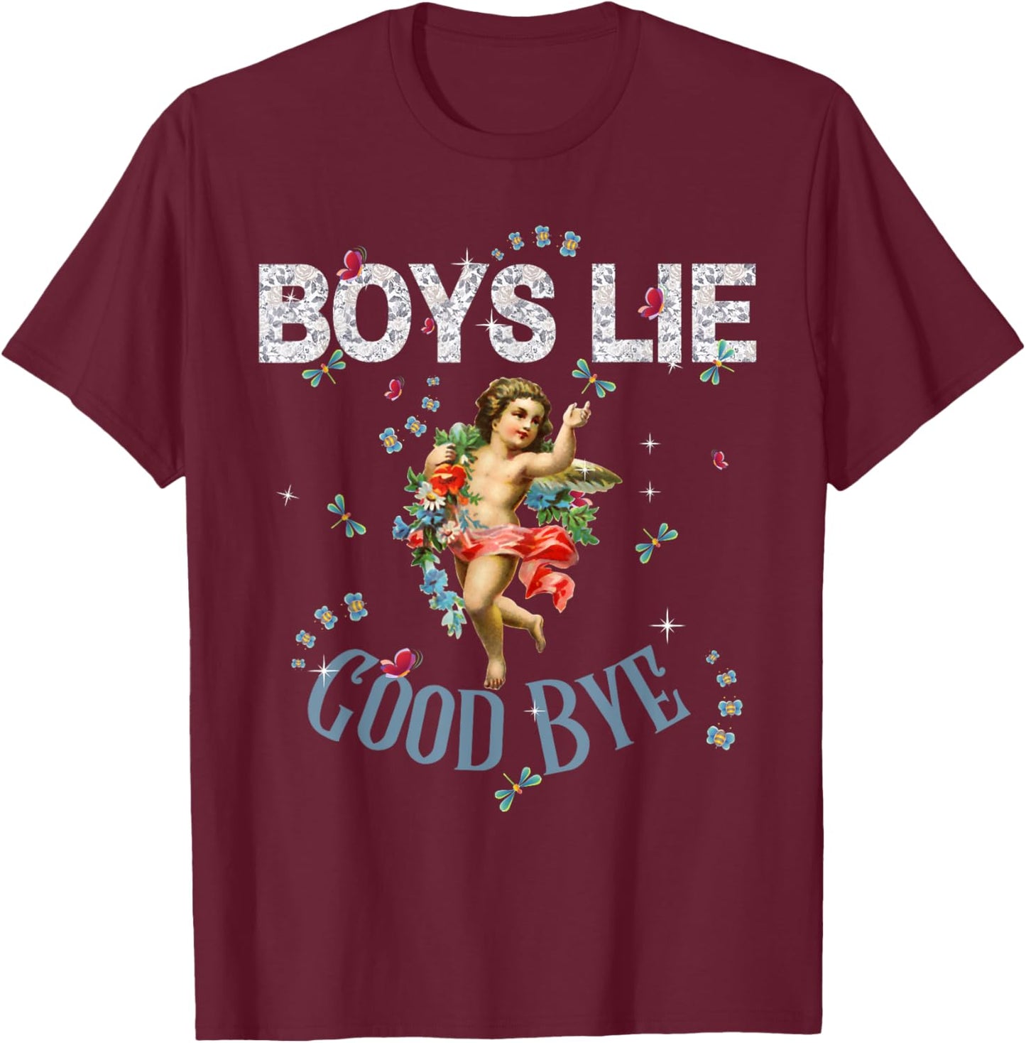 Boys Lie T-Shirt - T-Shirt | Maroon