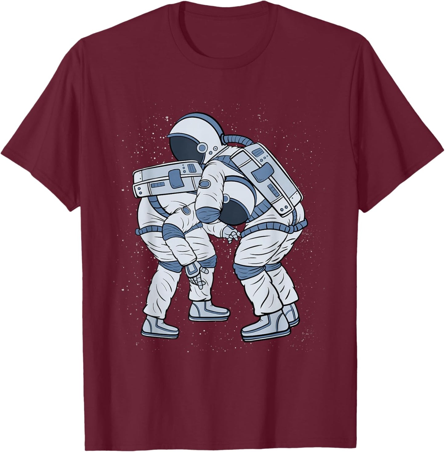 Jiu-Jitsu Astronaut Jiu Jitsu BJJ Martial Arts Combat Sport T-Shirt - T-Shirt | Maroon