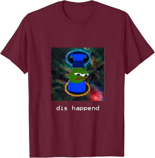 Apu Dis Happend T-Shirt - T-Shirt | Maroon