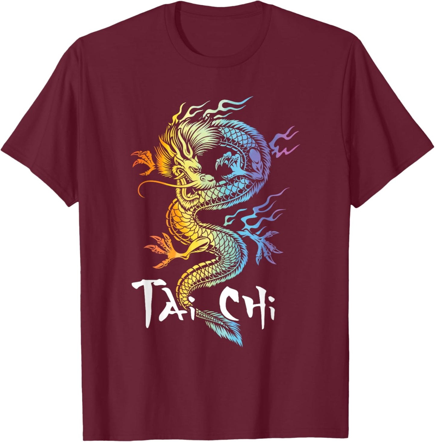 Tai Chi - Spiritual Wellness Meditation Qi Gong Instructor Small T-Shirt - T-Shirt | Maroon