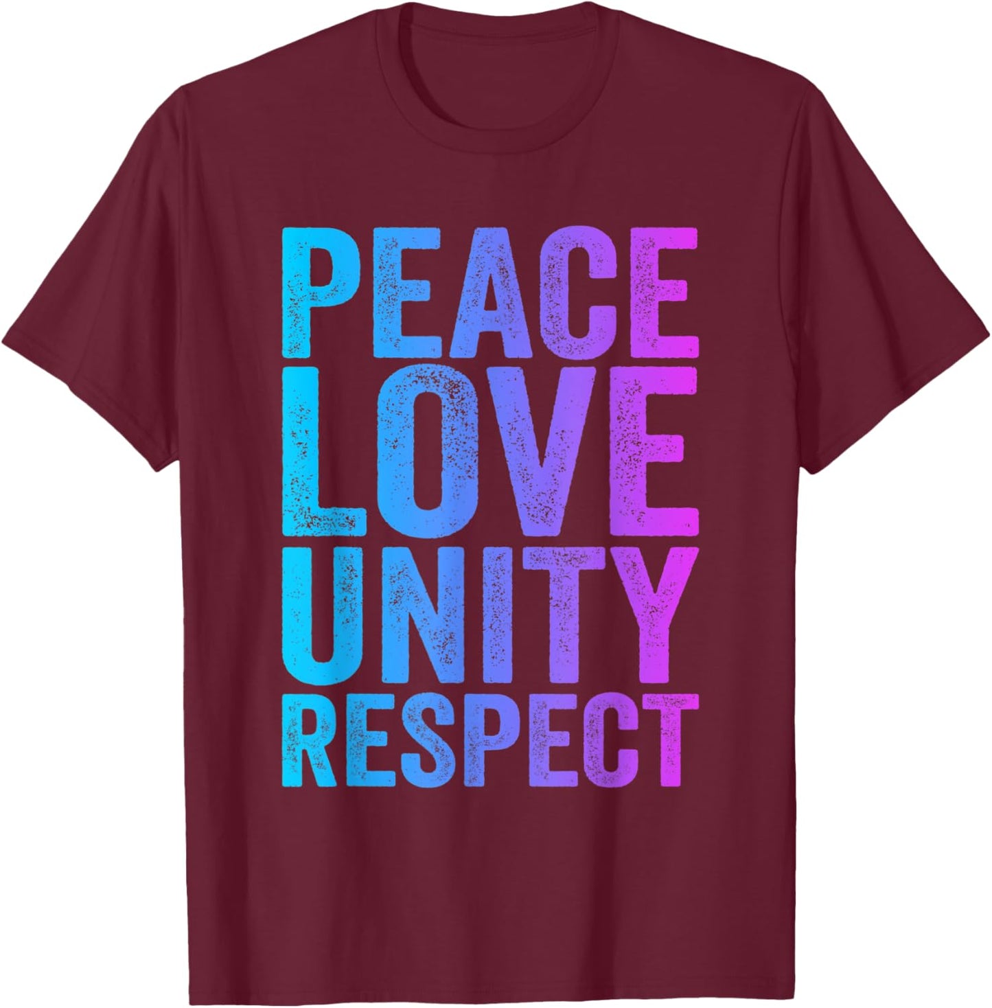 PLUR Trippy - EDM Dance Music Festival Rave T-Shirt - T-Shirt | Maroon