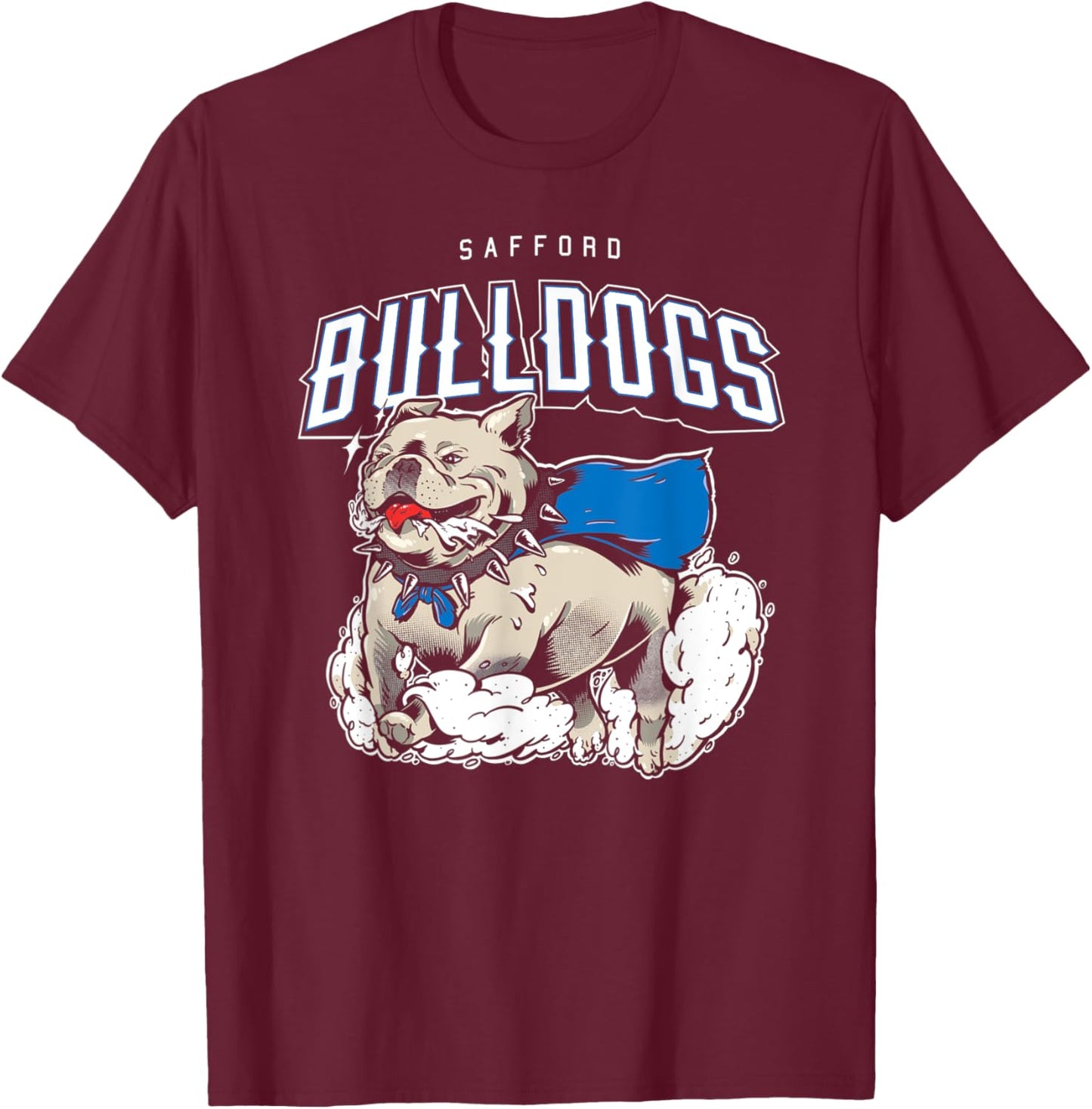 Safford Bulldogs T-Shirt - T-Shirt | Maroon