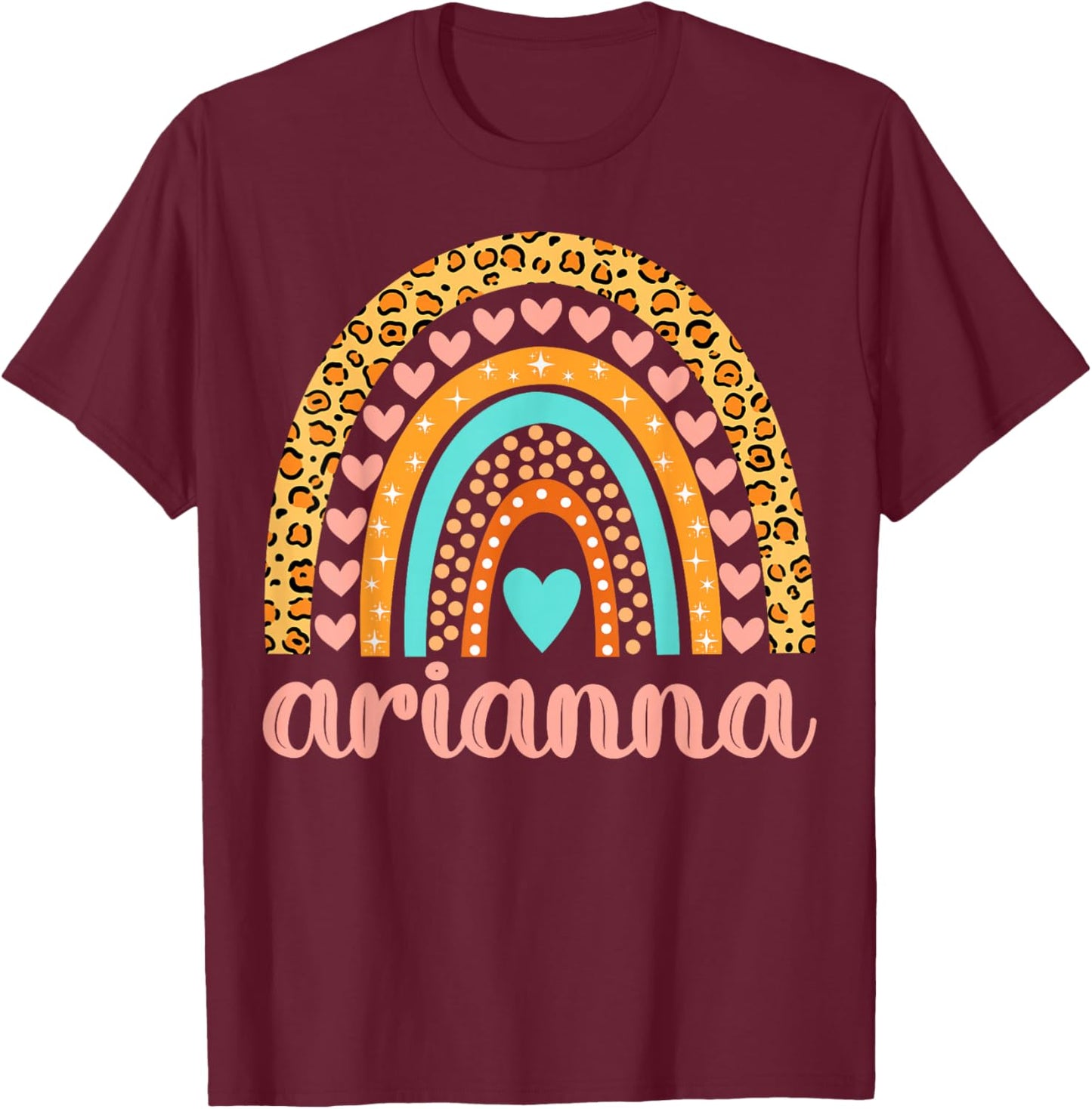 Arianna Arianna Name Birthday Shirt Gift T-Shirt - T-Shirt | Maroon