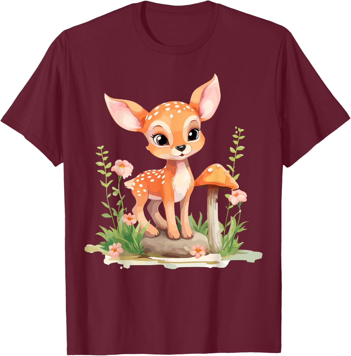 Toddler Deer T-Shirt - T-Shirt | Maroon
