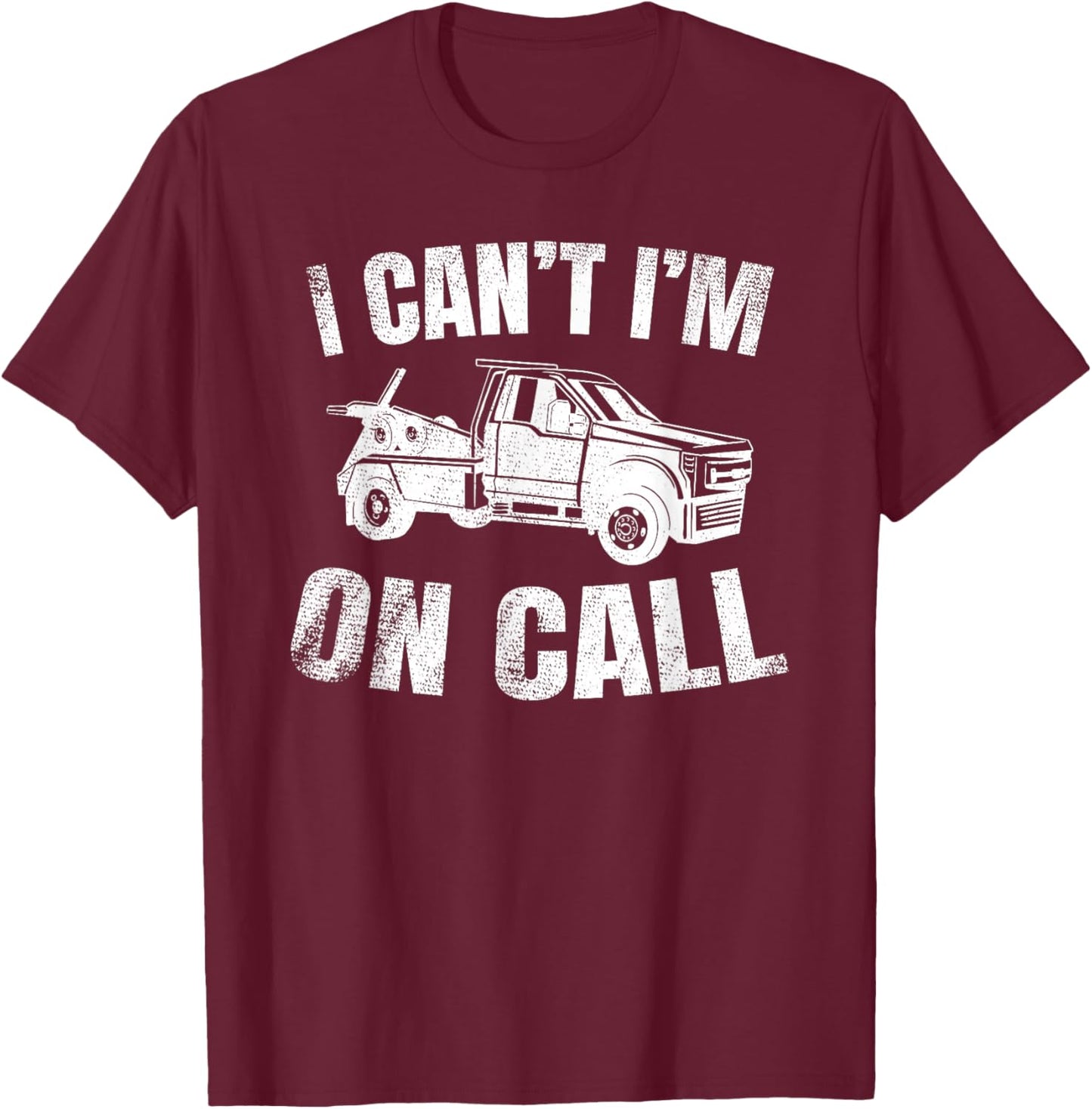 Tow Truck Towing Towing Service T-Shirt - T-Shirt | Maroon