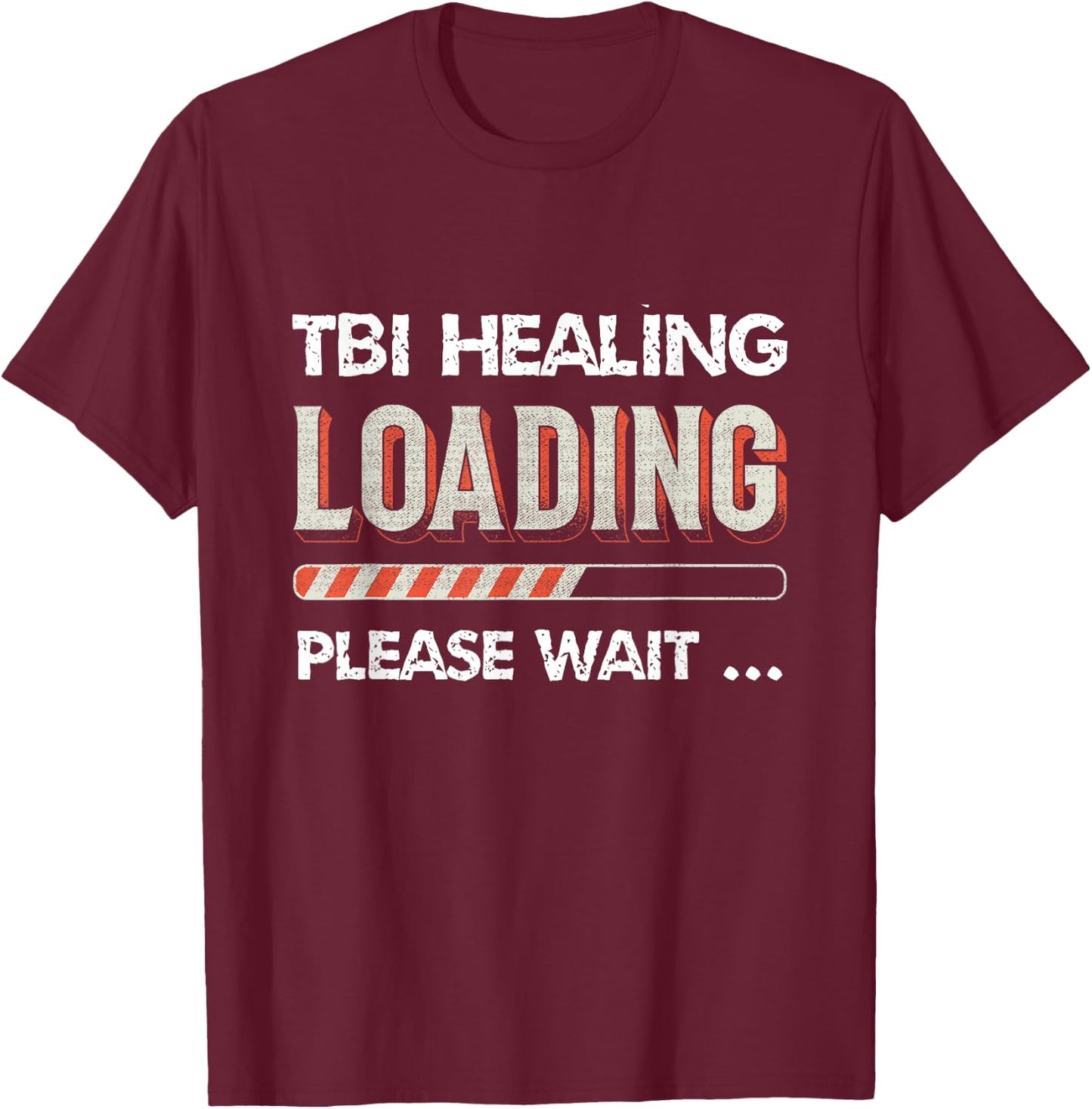 TBI Traumatic brain injury support T-Shirt - T-Shirt | Maroon