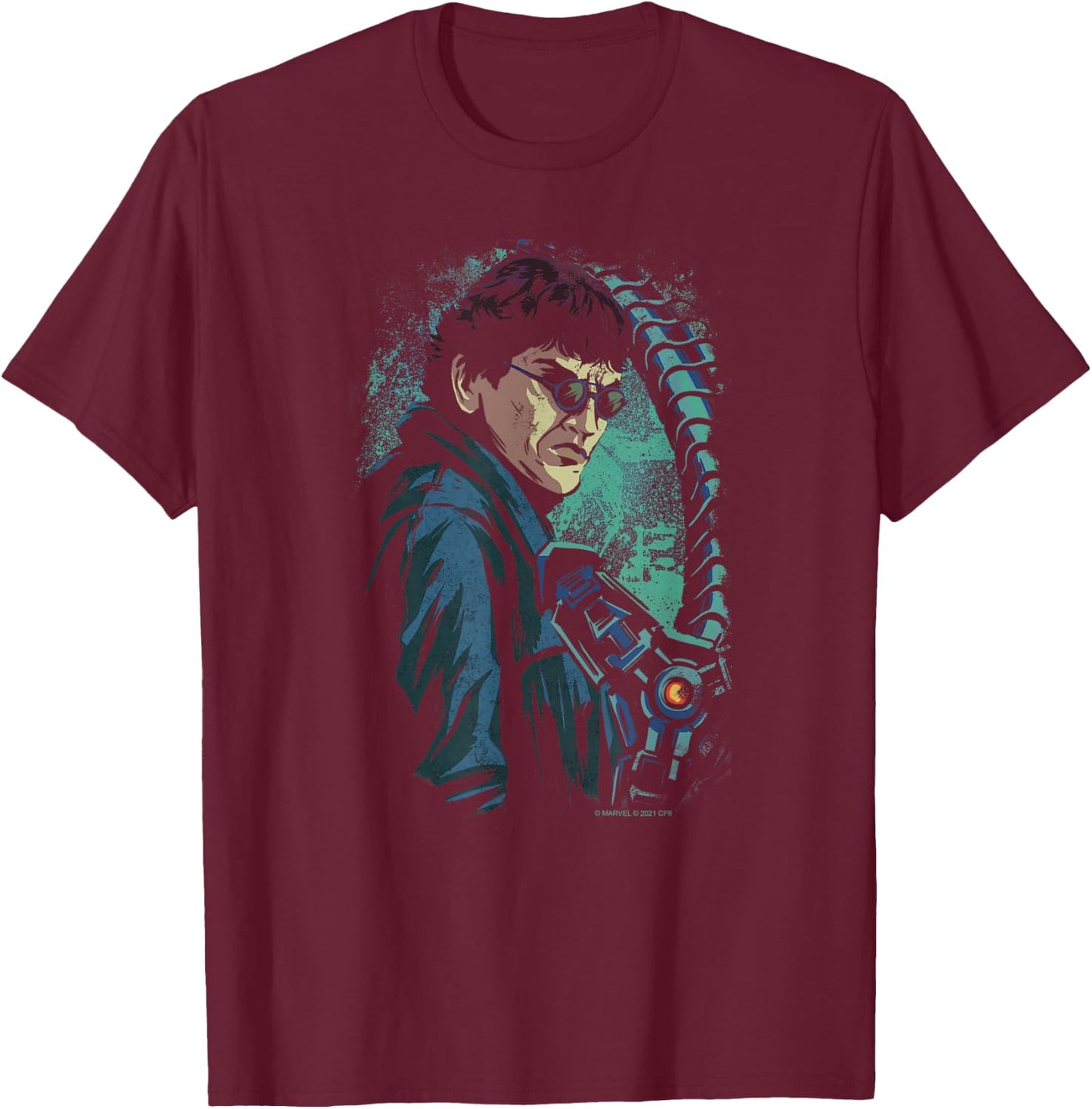 Marvel Spider-Man: No Way Home Doc Ock T-Shirt - T-Shirt | Maroon