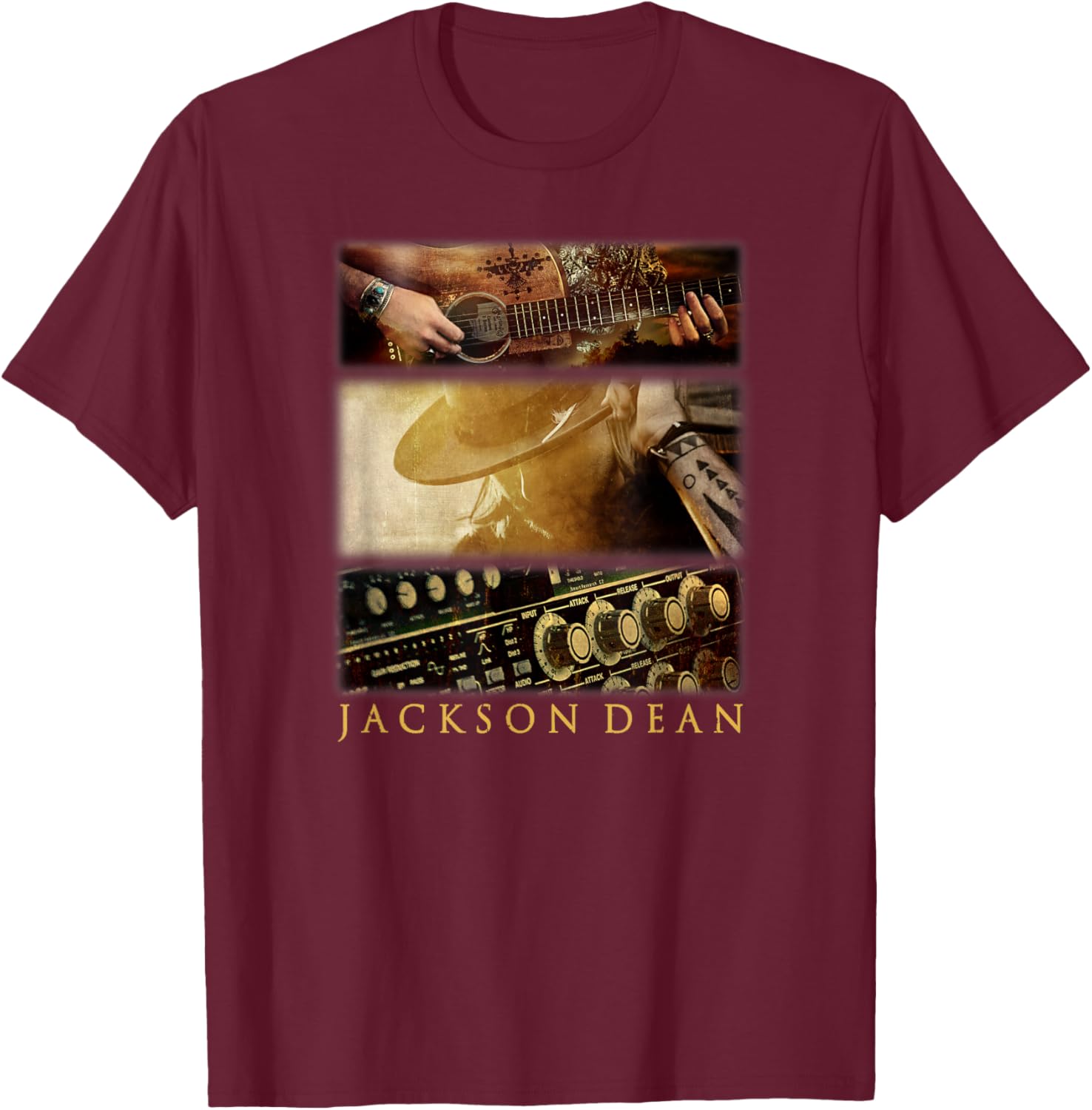 Jackson Dean T-Shirt - T-Shirt | Maroon