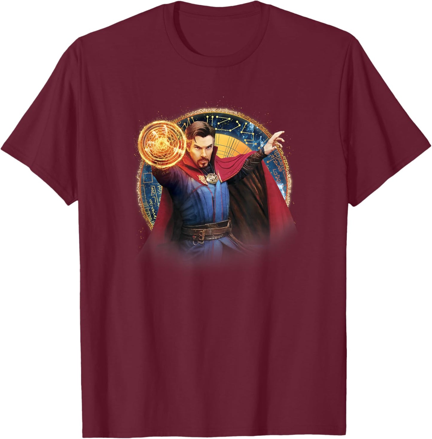 Marvel Doctor Strange in The Multiverse of Madness Portrait T-Shirt - T-Shirt | Maroon
