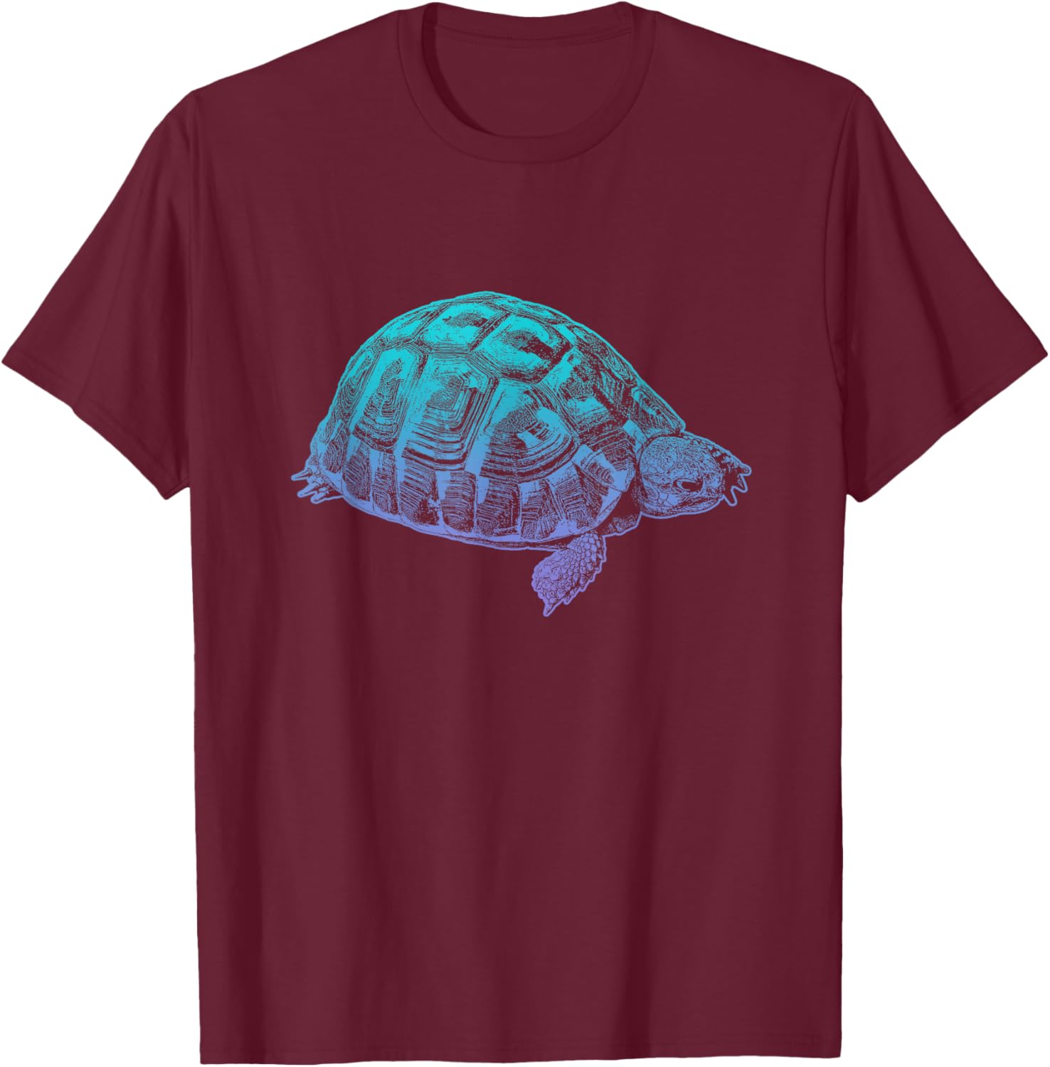 Hermann's Tortoise T-Shirt - T-Shirt | Maroon