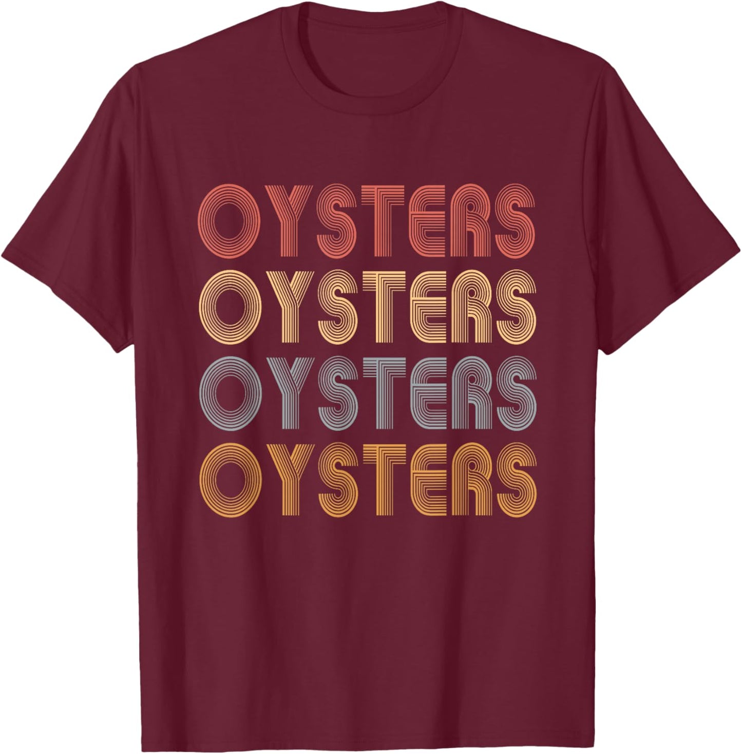Oysters T-Shirt - T-Shirt | Maroon