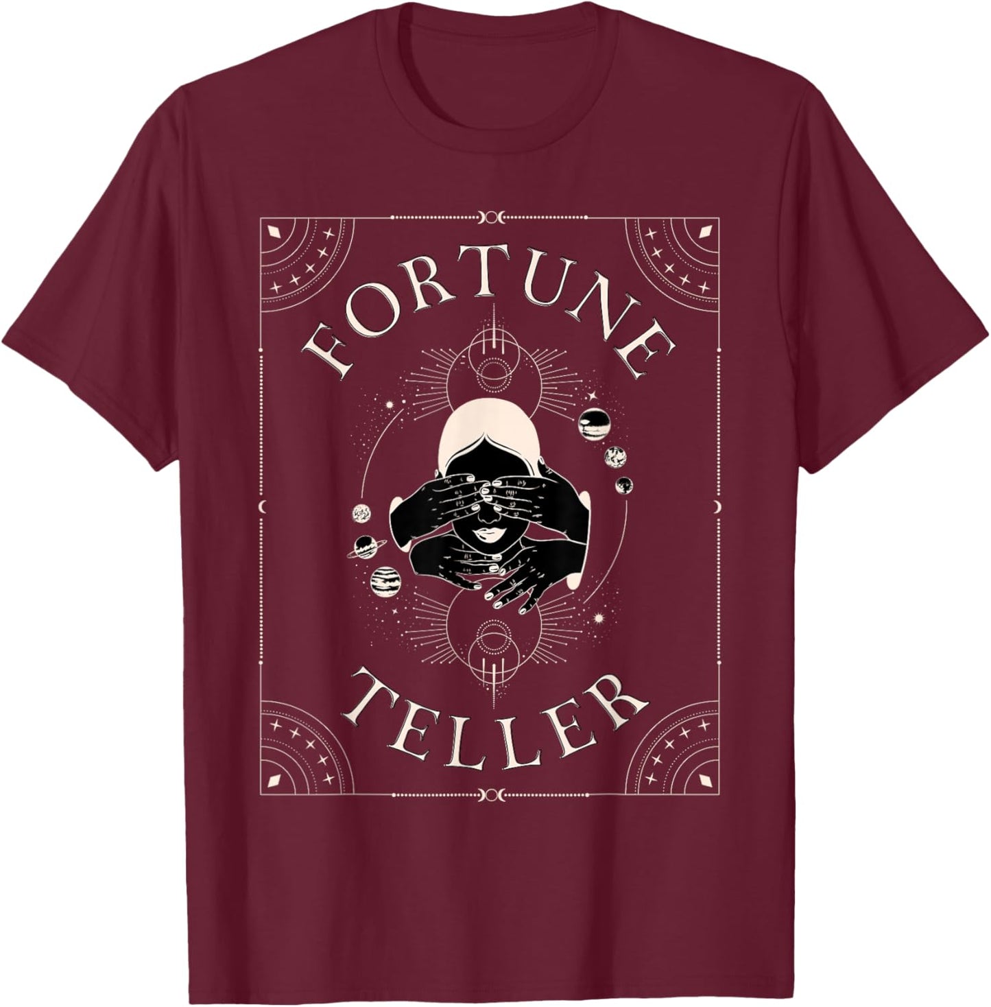 Fortune Teller Halloween Costume , Men, Kids T-Shirt - T-Shirt | Maroon