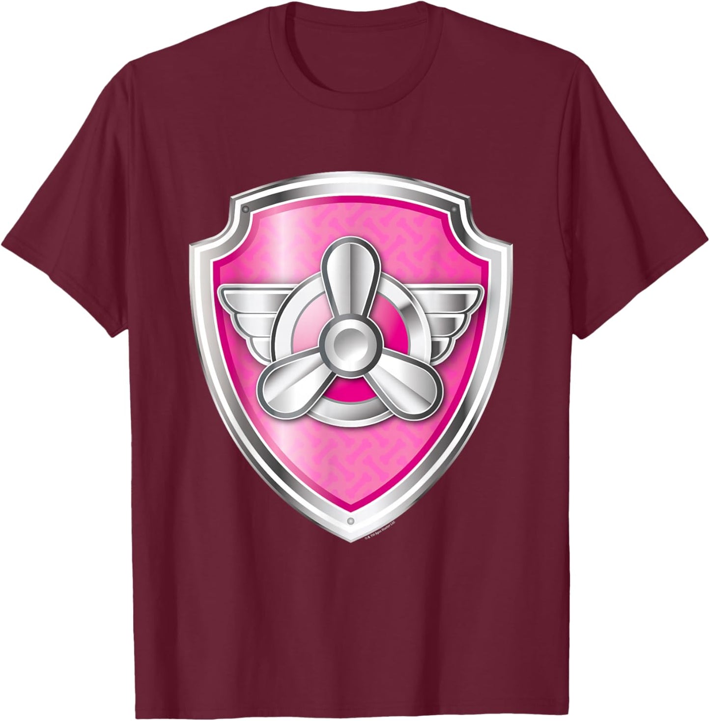 PAW Patrol Skye Badge T-Shirt - T-Shirt | Maroon