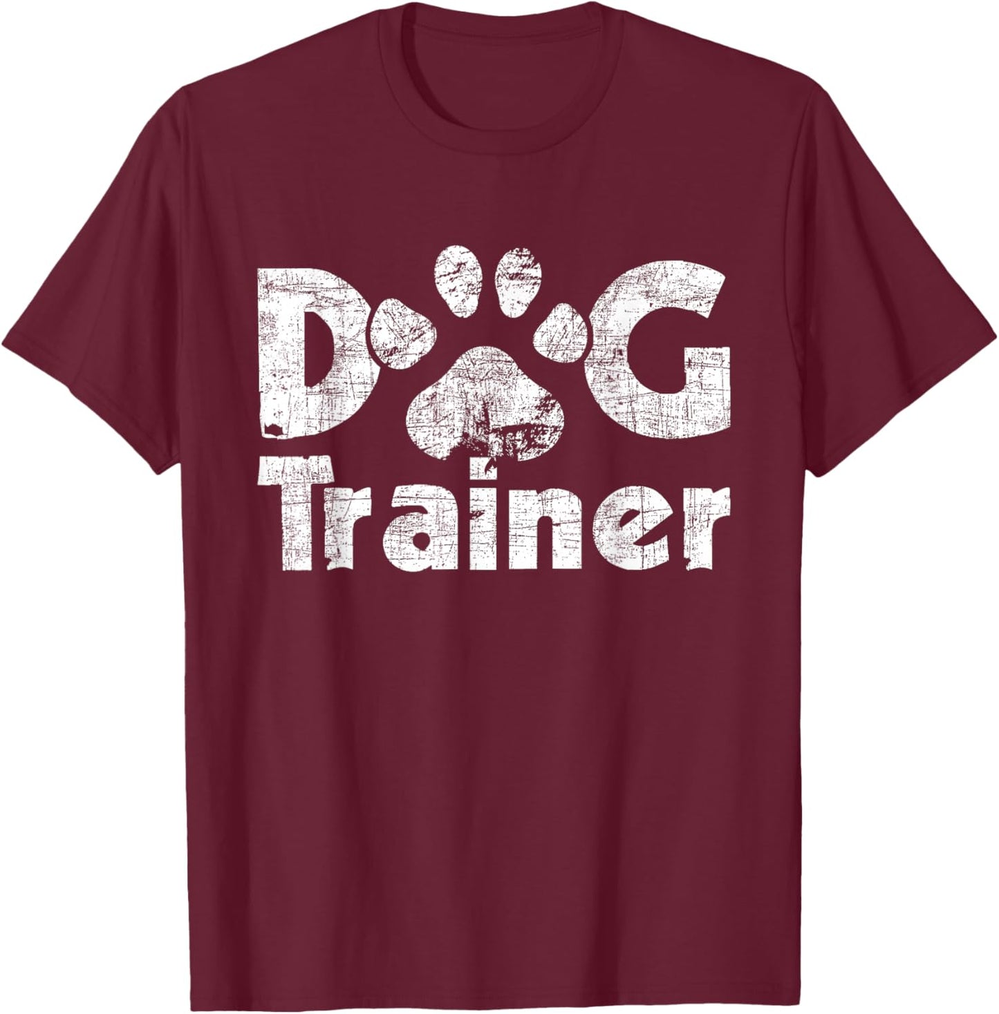 Dog Trainer - Animal Lover Pet Shop Owner Agility Handler T-Shirt - T-Shirt | Maroon