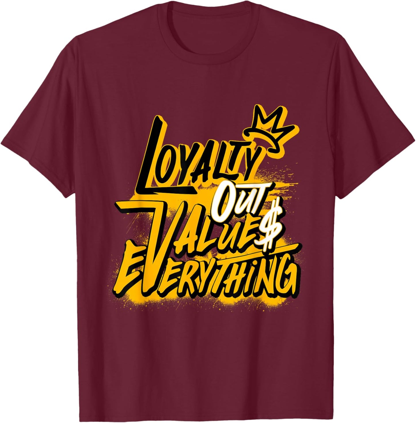 Retro Del Sol 13s Loyalty Out Value Dripping 13 Del Sol T-Shirt - T-Shirt | Maroon
