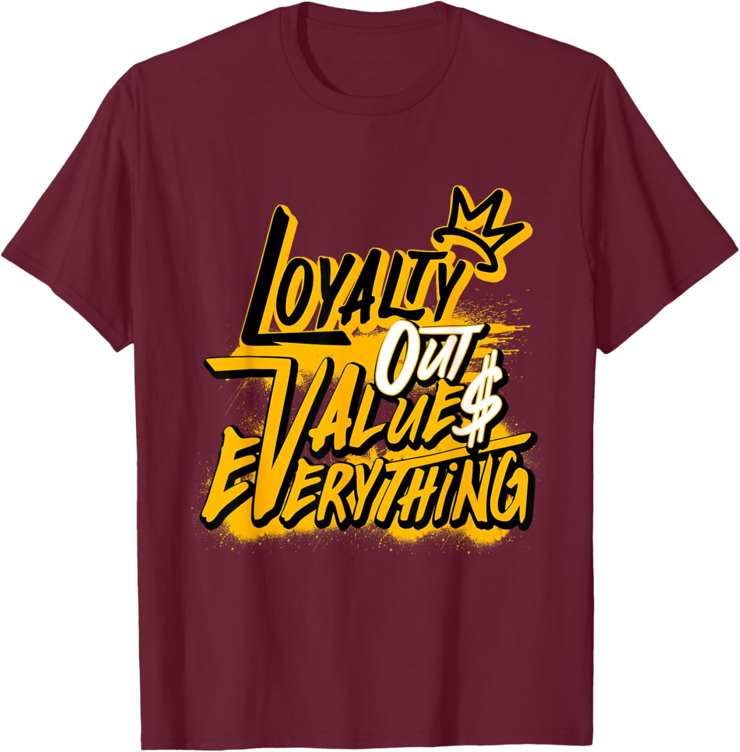 Retro Del Sol 13s Loyalty Out Value Dripping 13 Del Sol T-Shirt - T-Shirt | Maroon