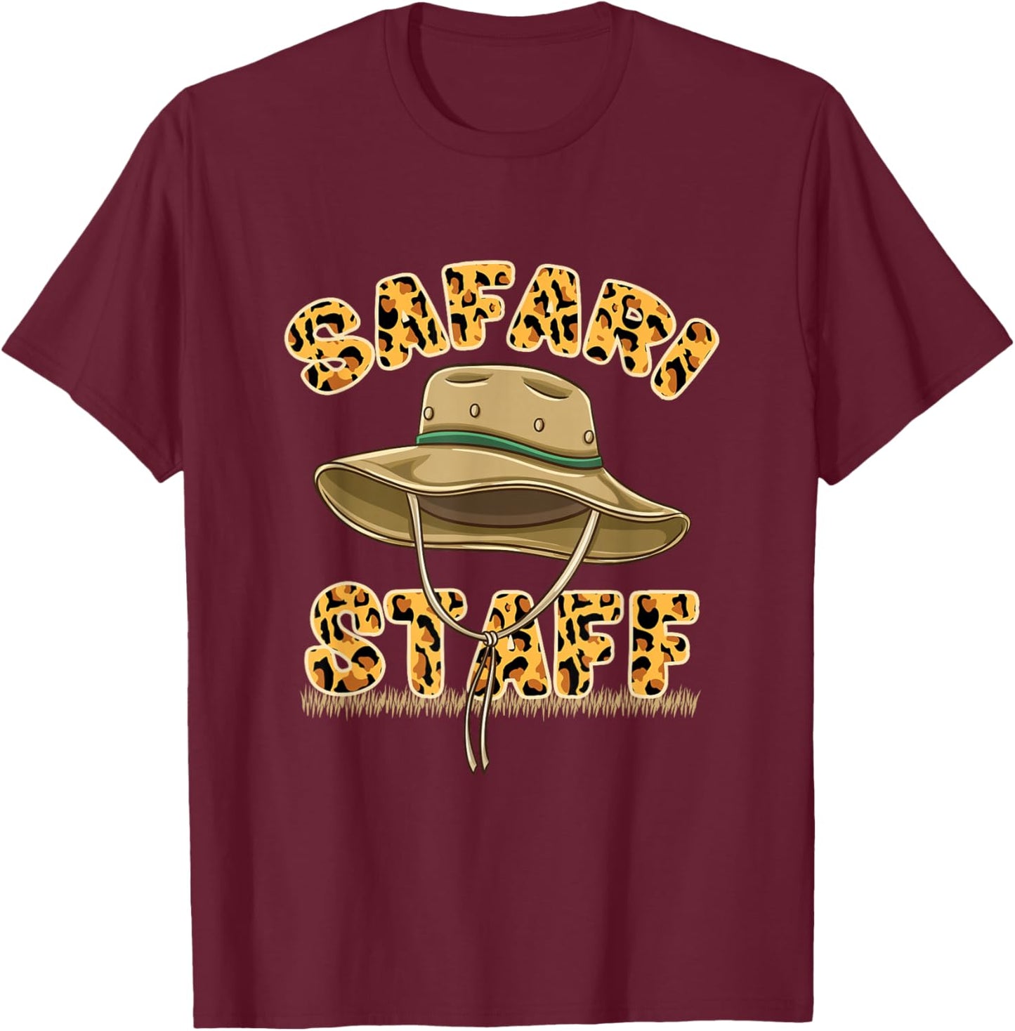 Safari Staff Safari Birthday T-Shirt - T-Shirt | Maroon