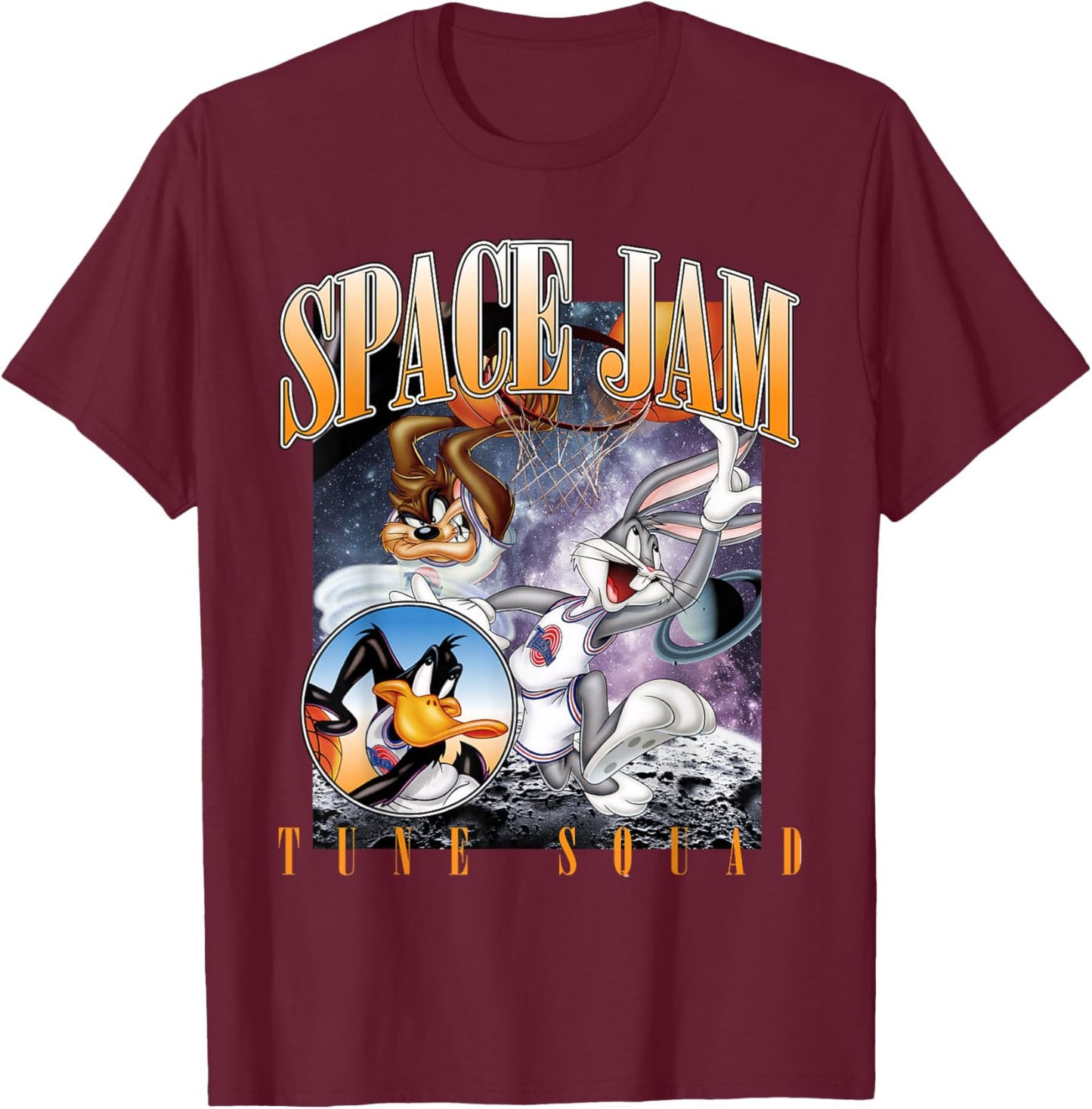 Space Jam Tune Squad Vintage T-Shirt - T-Shirt | Maroon