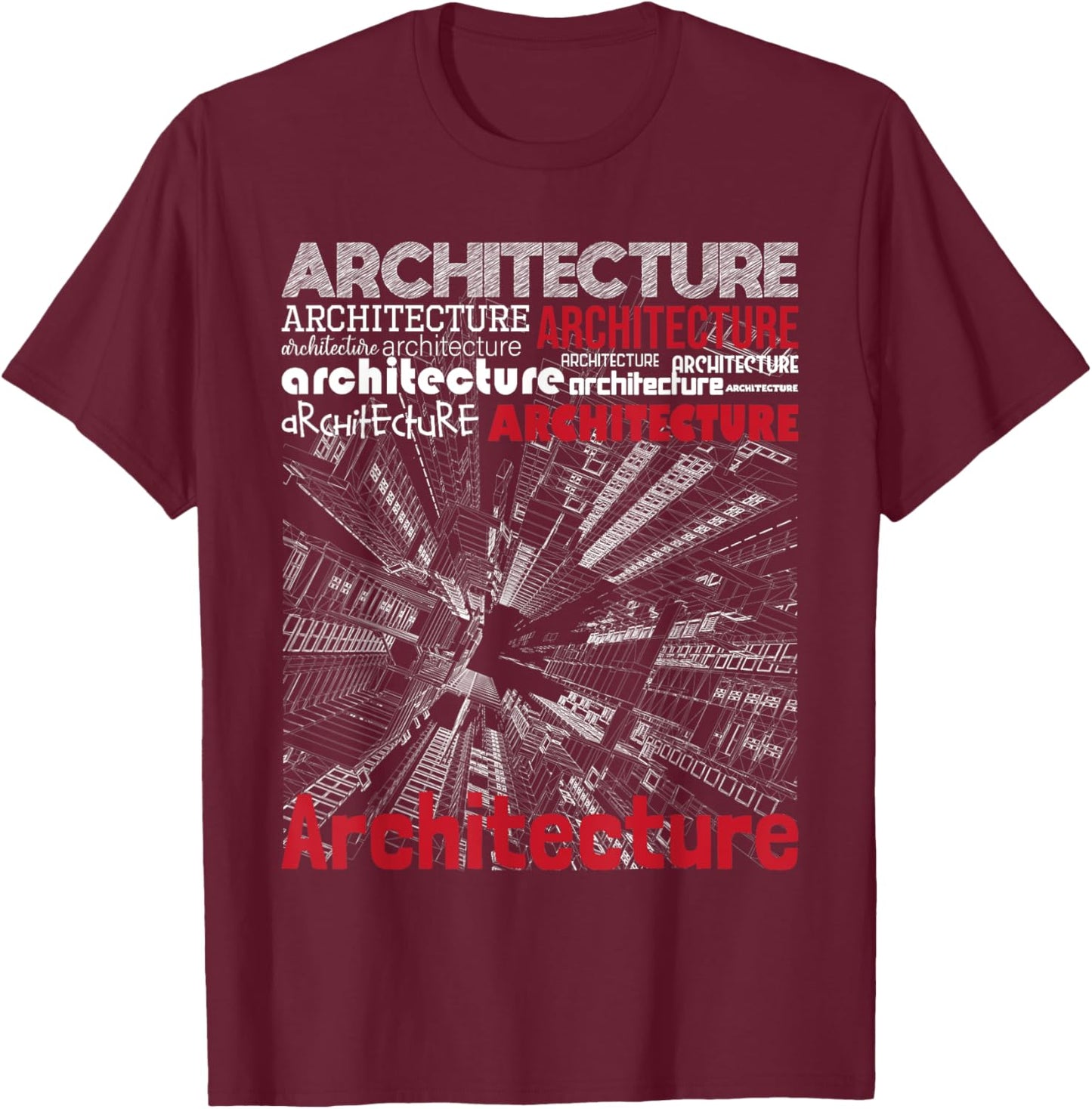 Architecture - Architectural Engineer Design Planner Builder T-Shirt - T-Shirt | Maroon